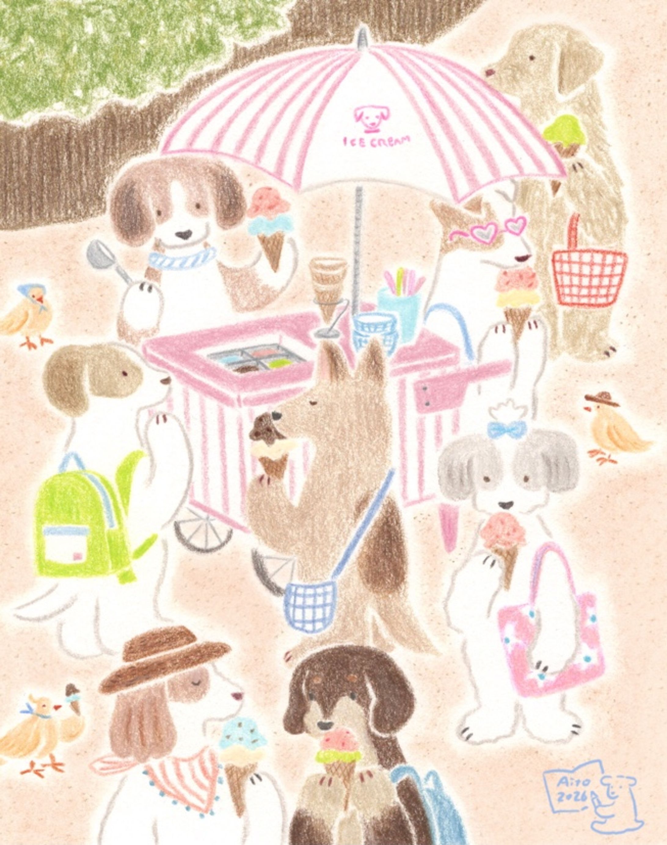 Ice cream wagon-1