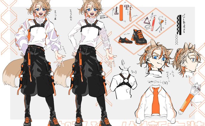 Vtuber珈乃琲ノ樹様　新衣装デザイン
