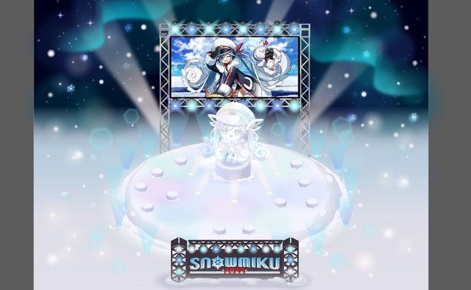 雪ミクコラボエリア