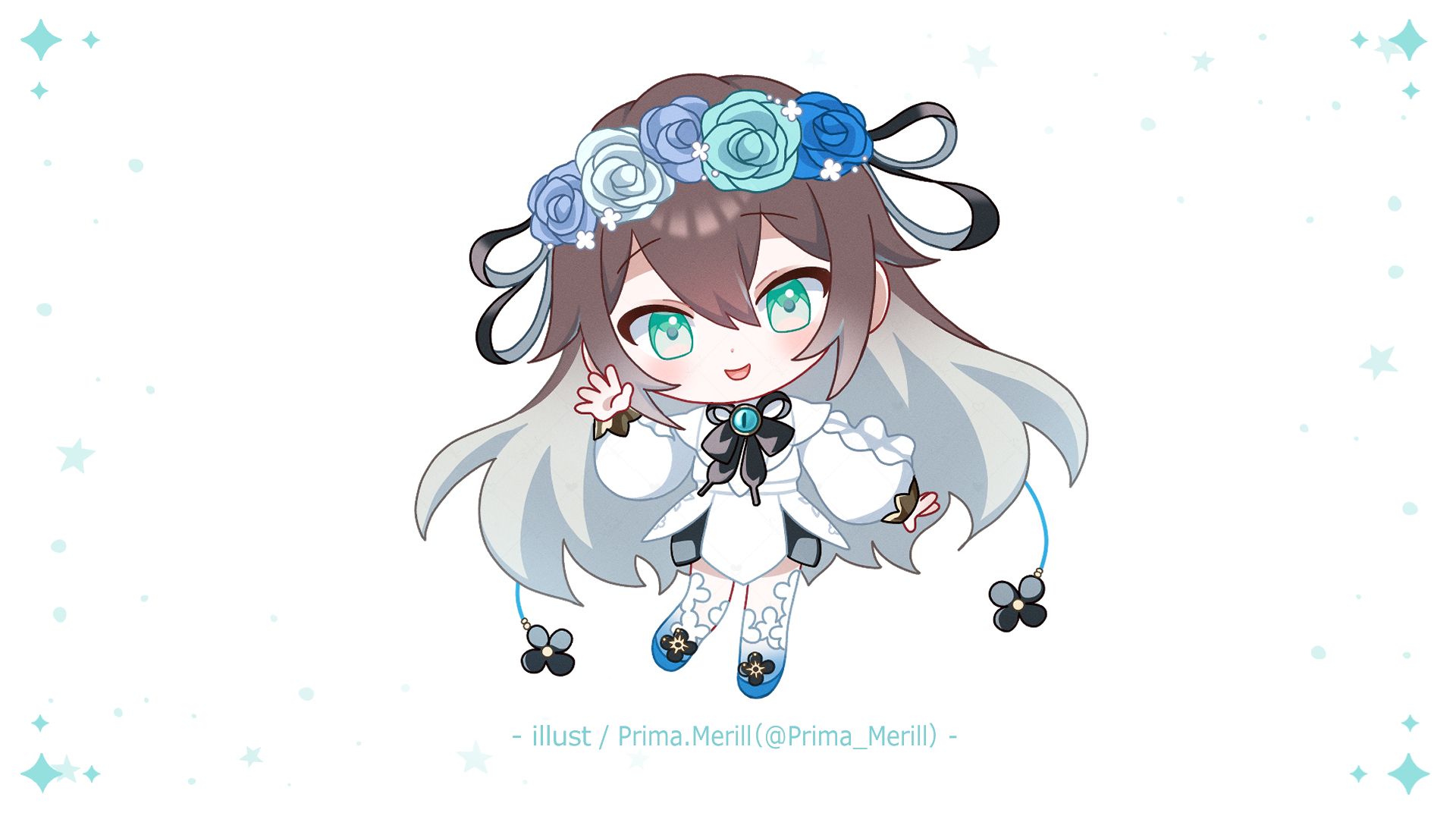 ノエル様 OPイラスト(ホロライブ/白銀ノエル様)