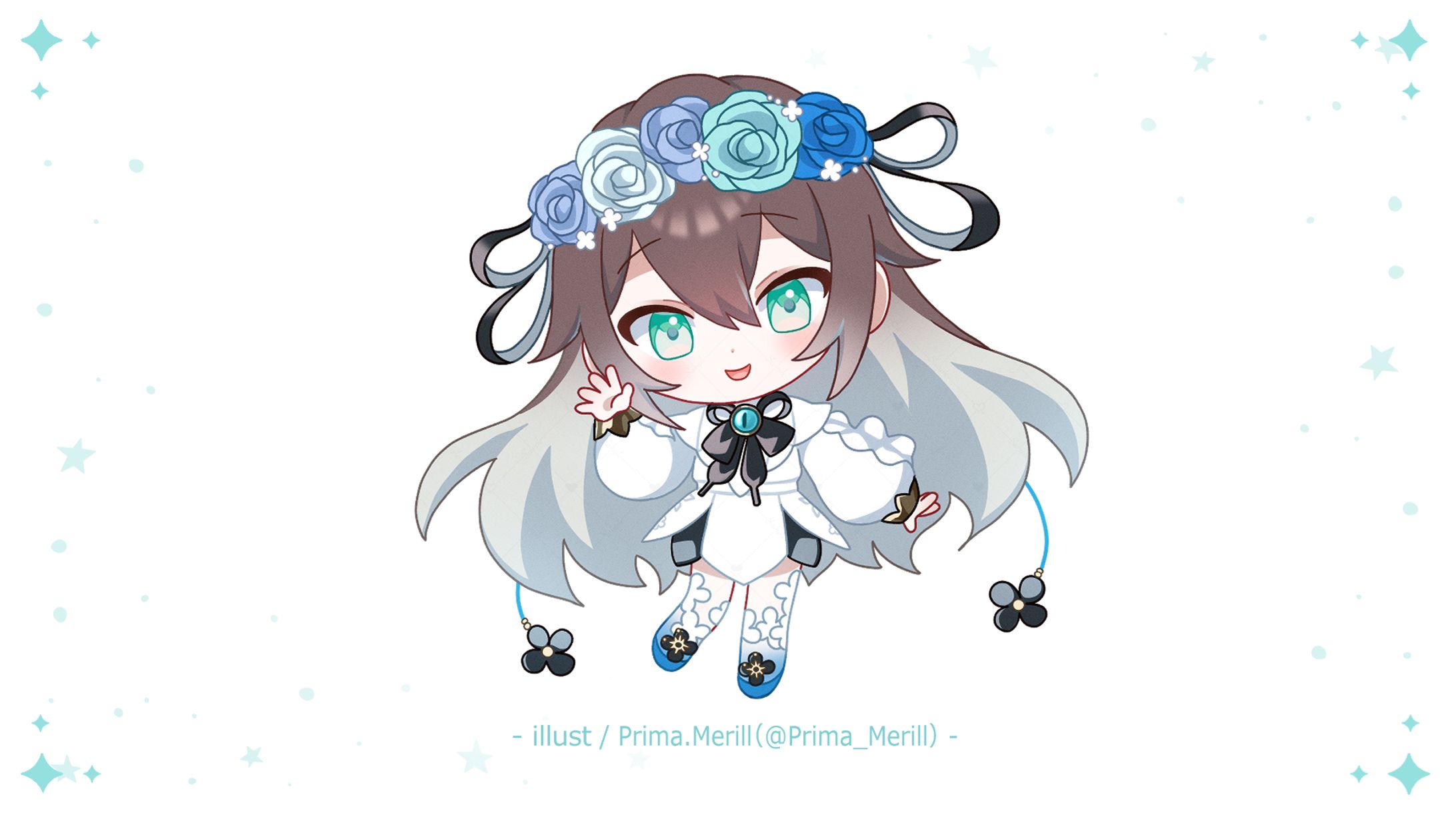 グッズ用SDイラスト(葉柳ちぐさ様)-1