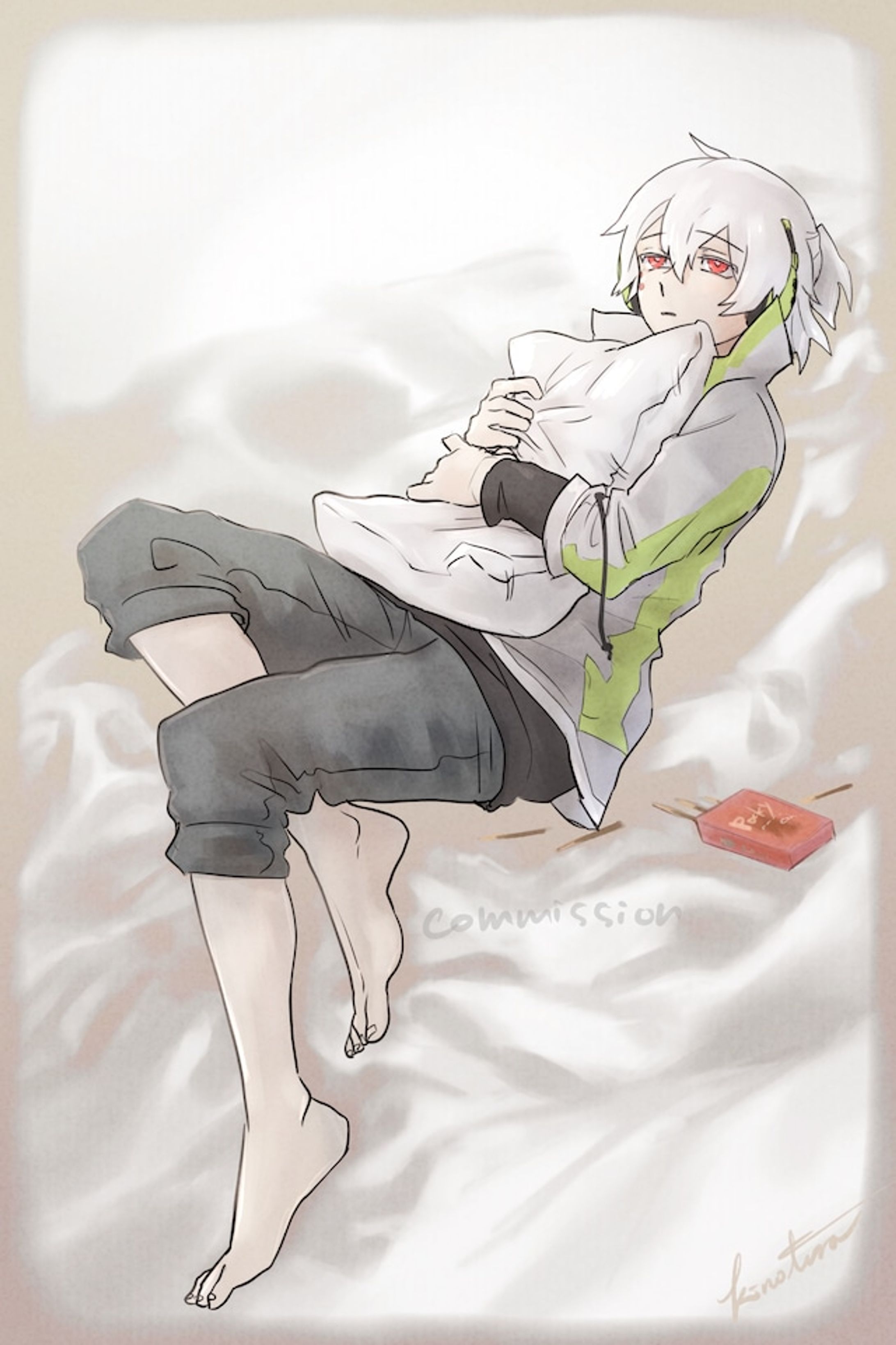 個人様ご依頼二次創作イラスト-1