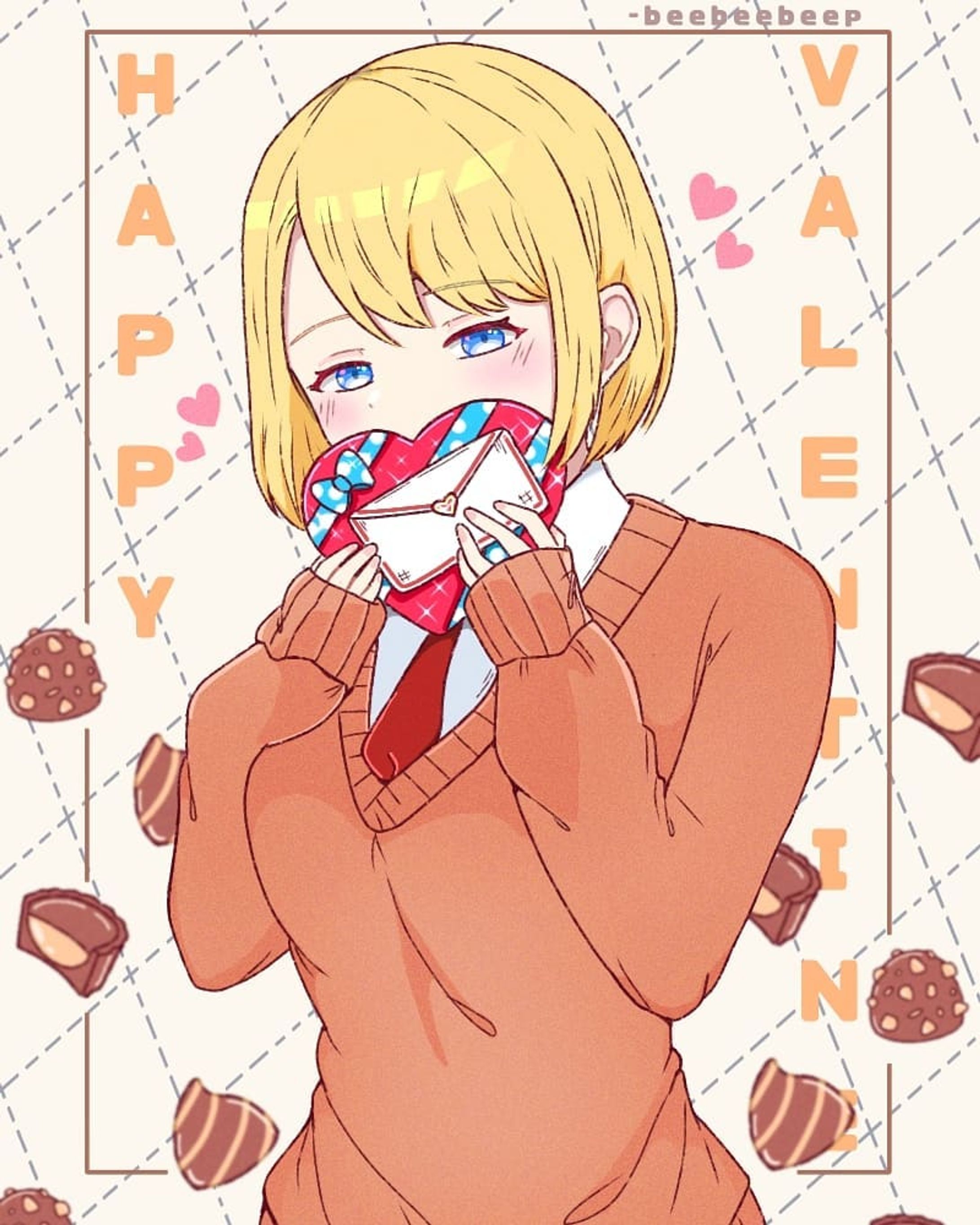 Valentine 2021
.
.
.
#originalcharacter #illustration #IbispaintX #digitalart-1
