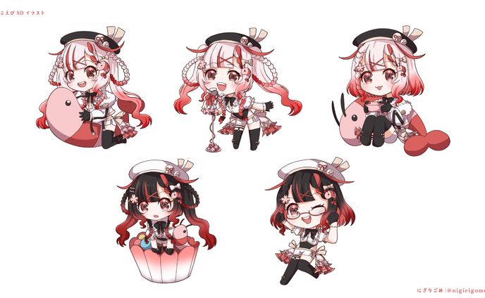 桜結こえび　SDイラスト