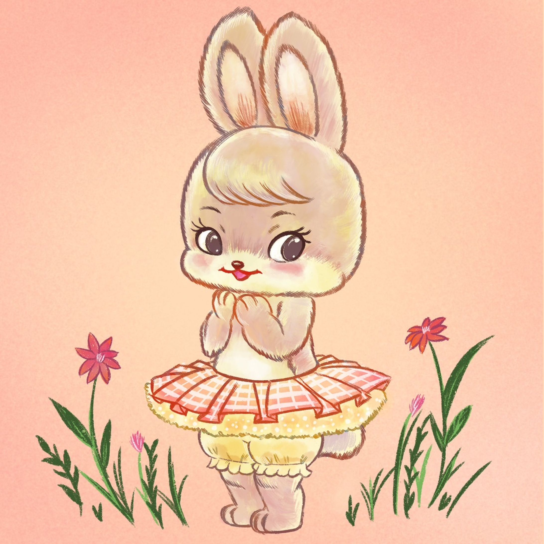 ウサギキャラのイラスト-1