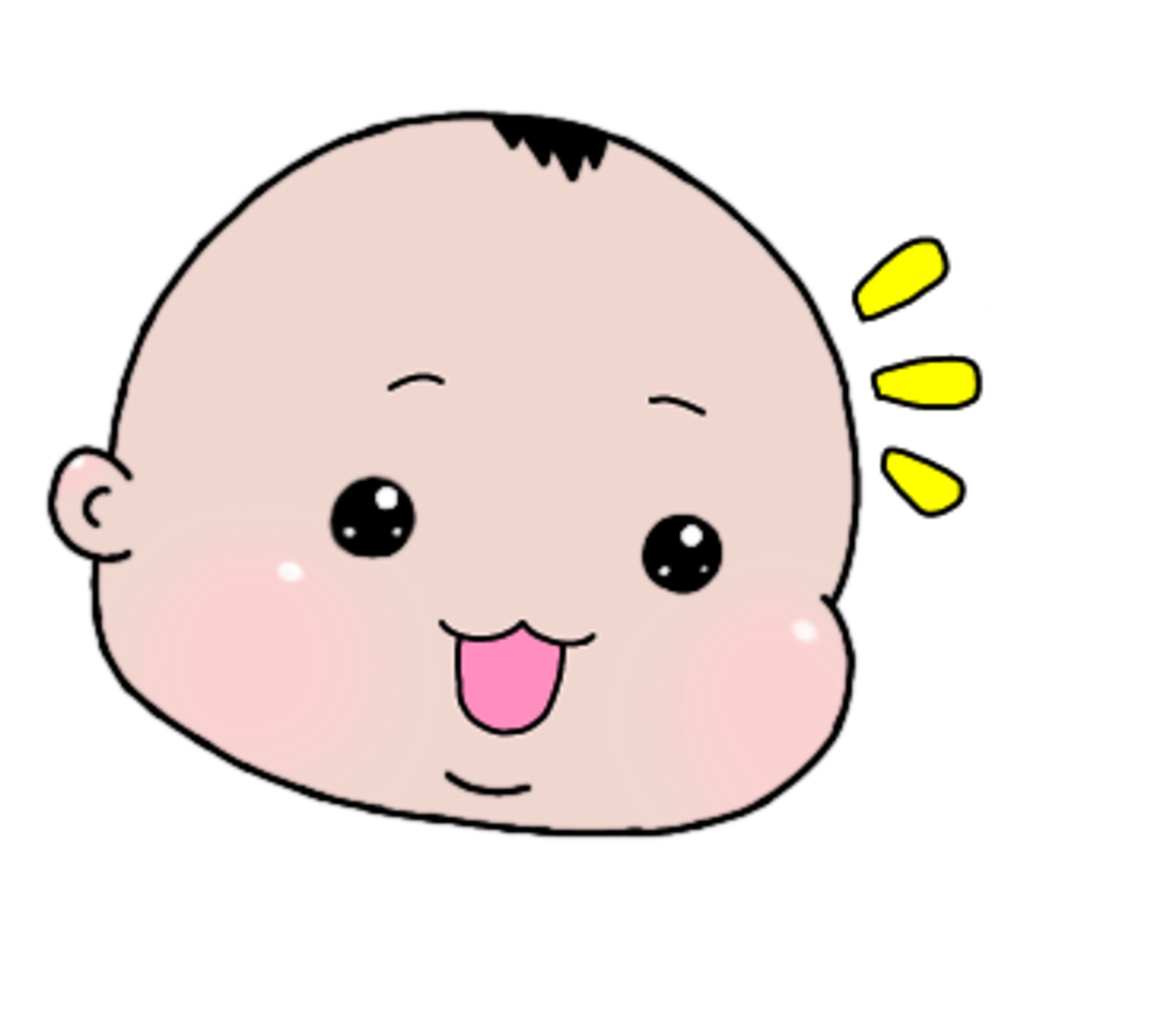 かわいい赤ちゃん　LINEスタンプ用-1