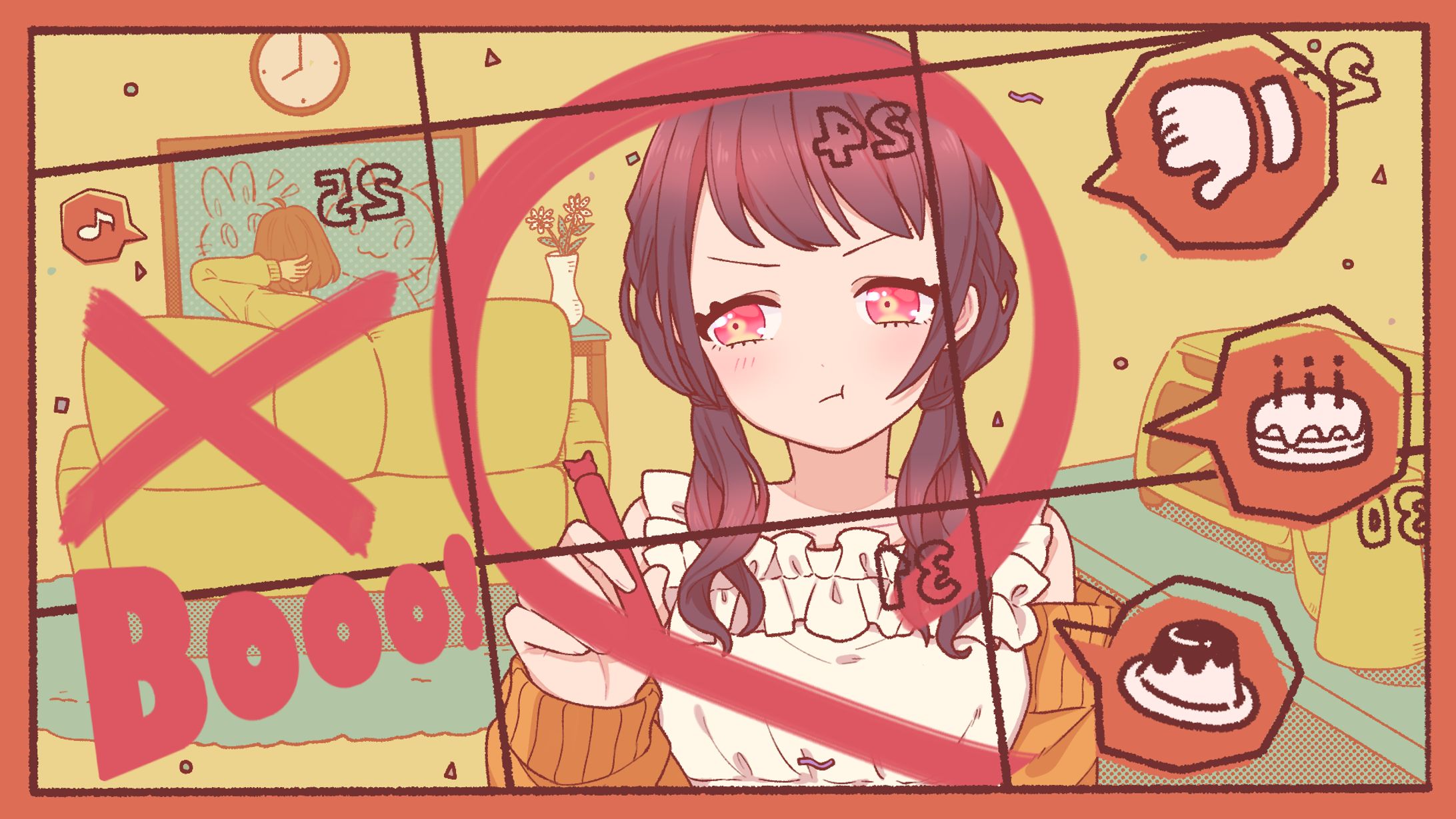 【Work】歌ってみたMVイラスト-1