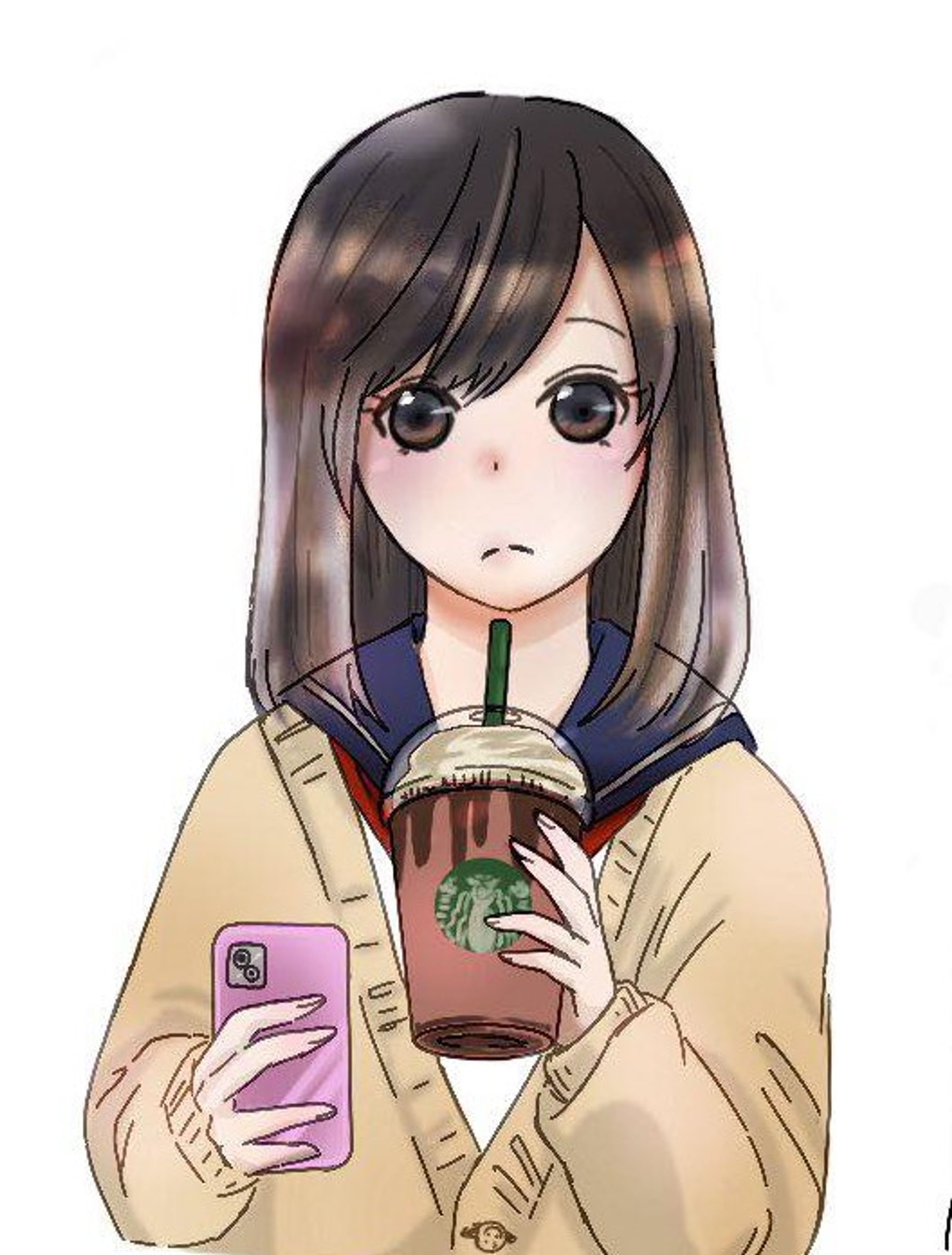 絵柄見本（女子高生）担当：ハヤシ-1