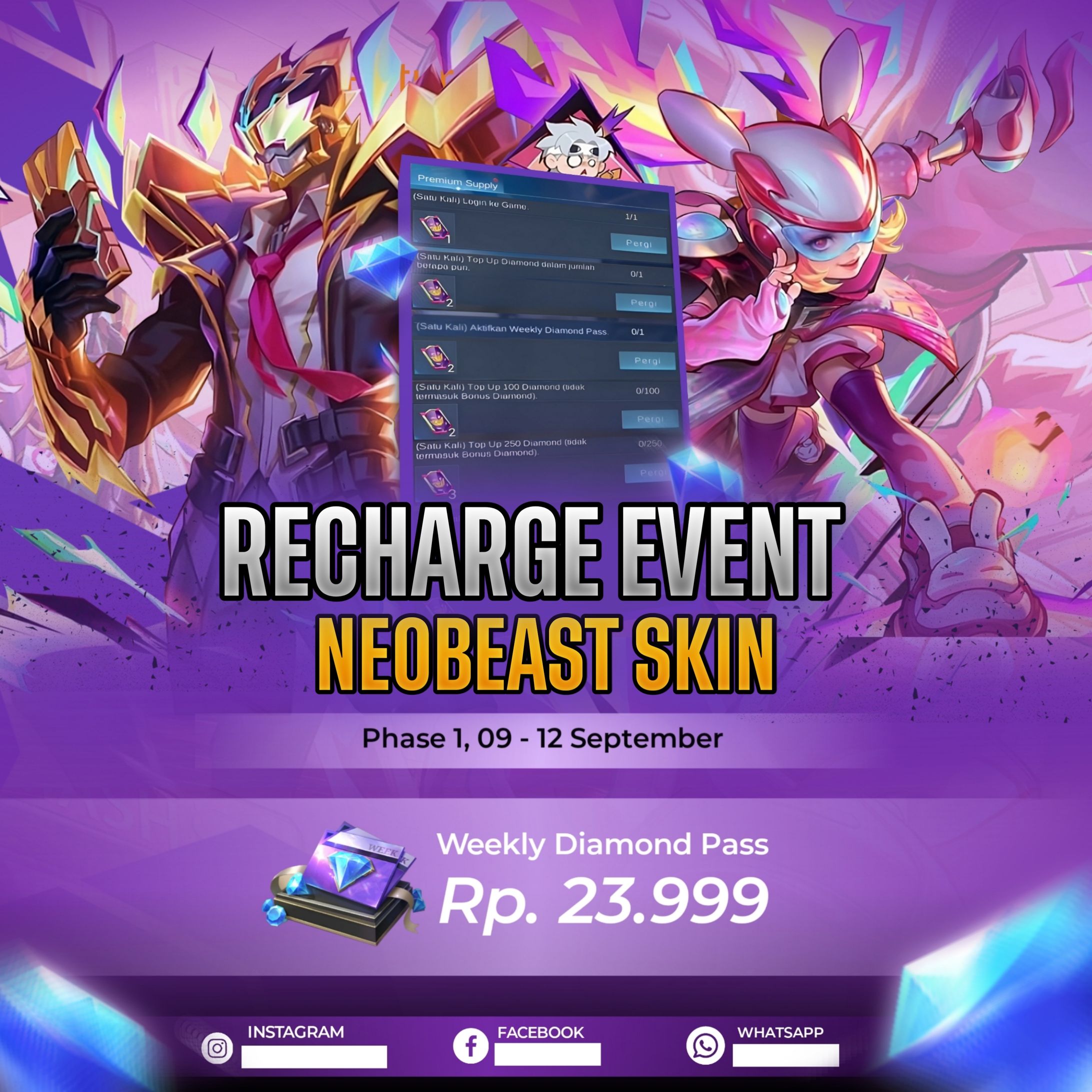 [ Poster ] Recharge Event Neo beast-1