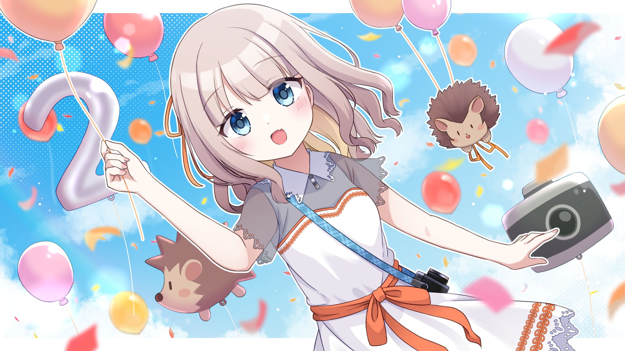 Vtuber奈莉朶ここ 2周年記念イラスト-1