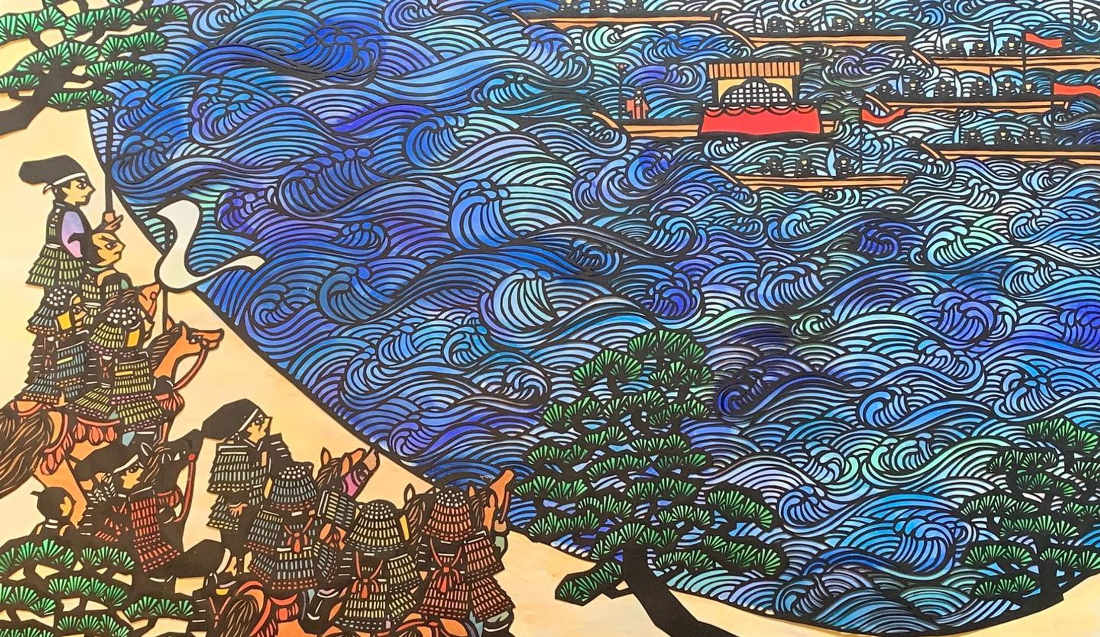 扇の的③

海から

The target of the fan (3)

from the Sea

#扇の的 #絵本#切り絵 
#bologna
#Bologna International Picture Book Exhibition #bcbf23
#cutout picture-1