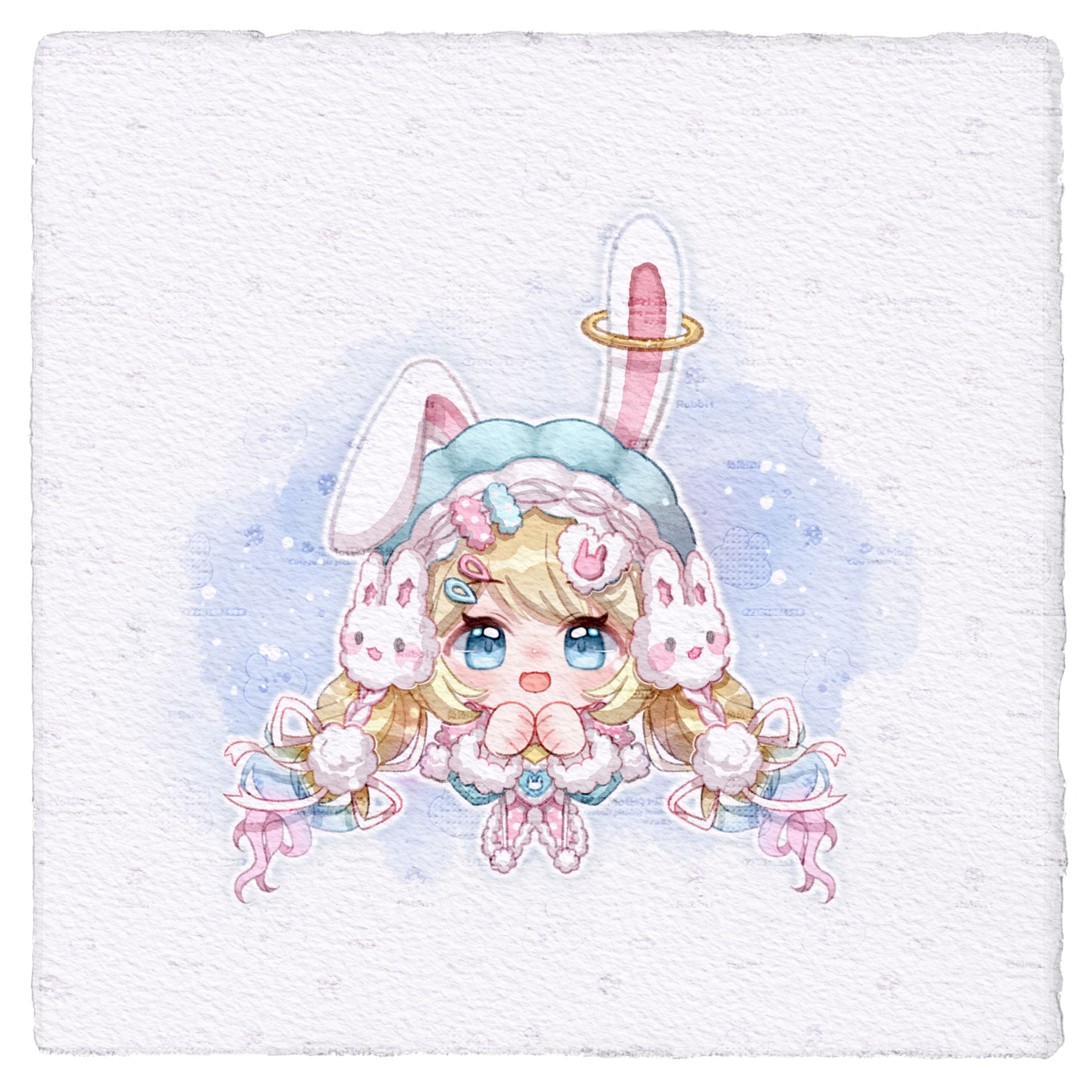 Bust Up Watercolor style-1