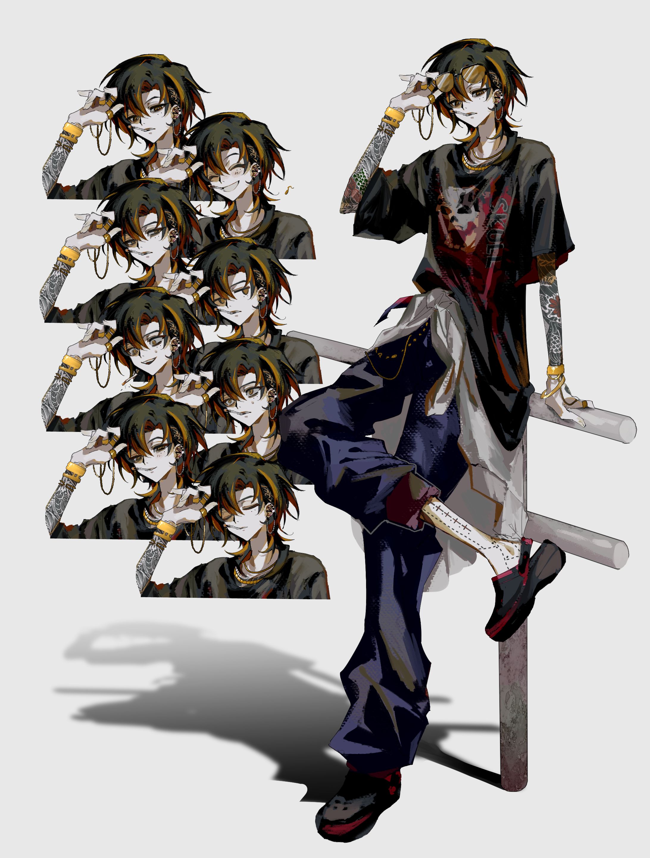 2022.10 ご依頼　立ち絵・キャラクターデザイン／男性-1