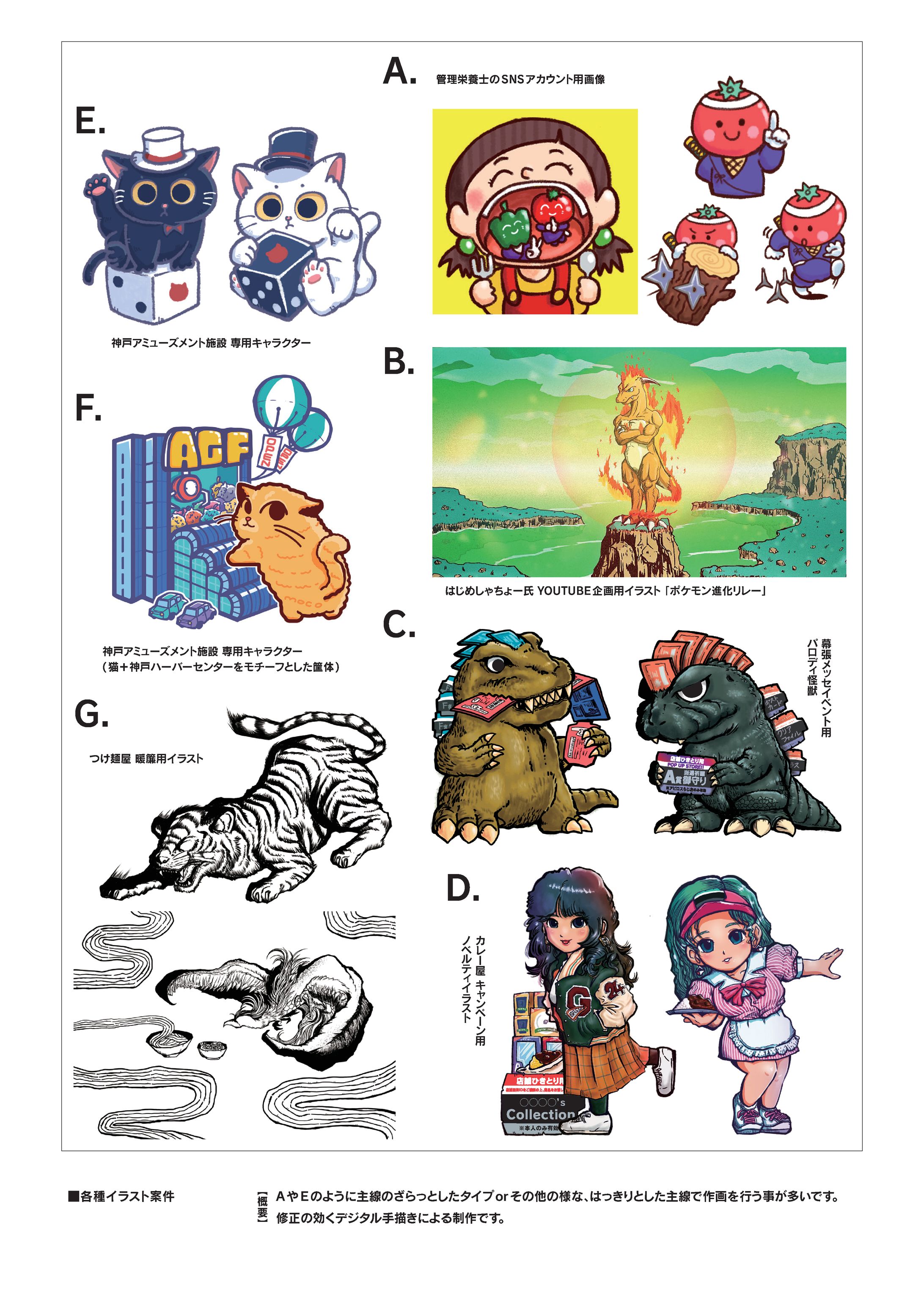 各種イラスト案件-1