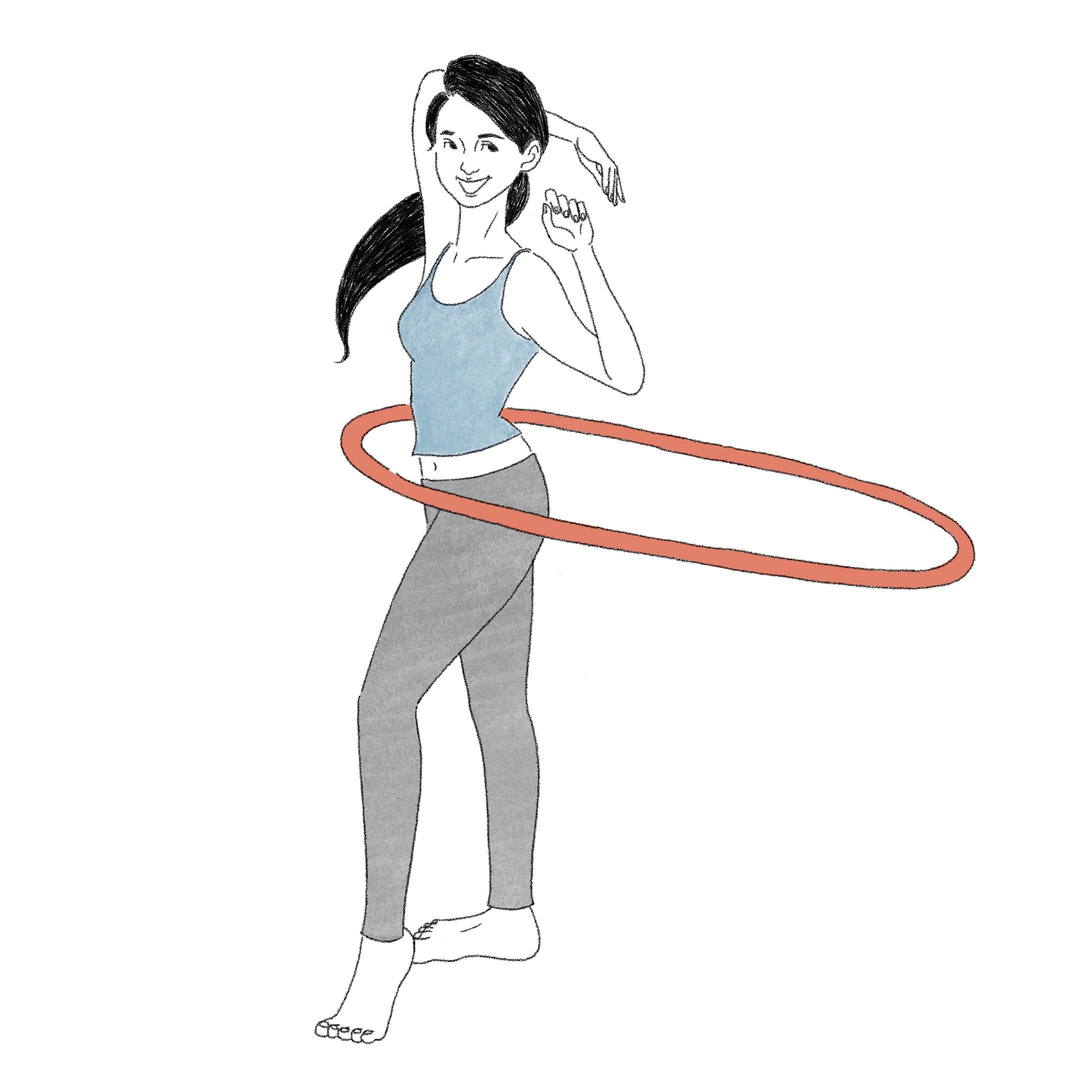 フラフープ・エクササイズ-1