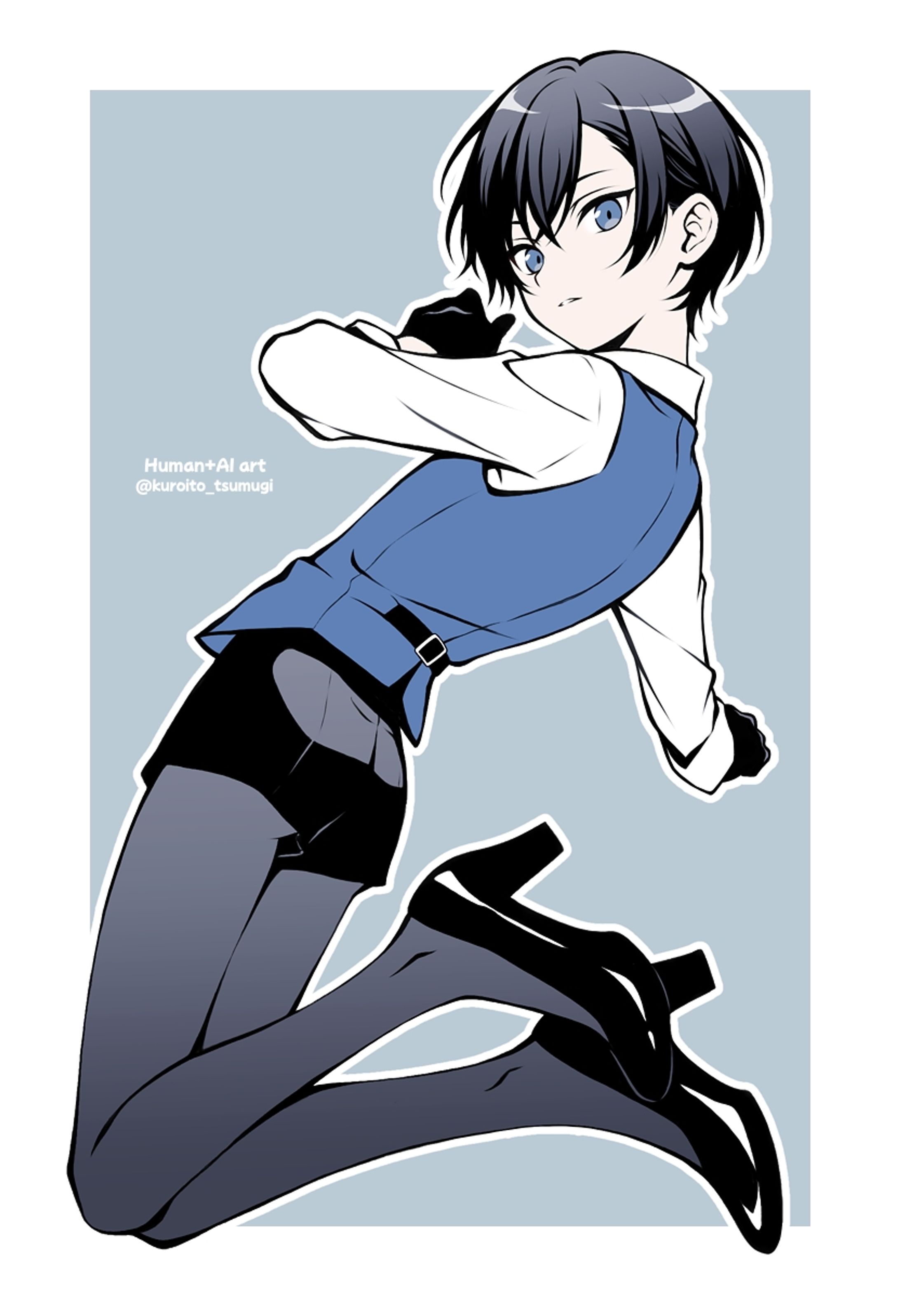 Silhouette│Human＋AIart-1
