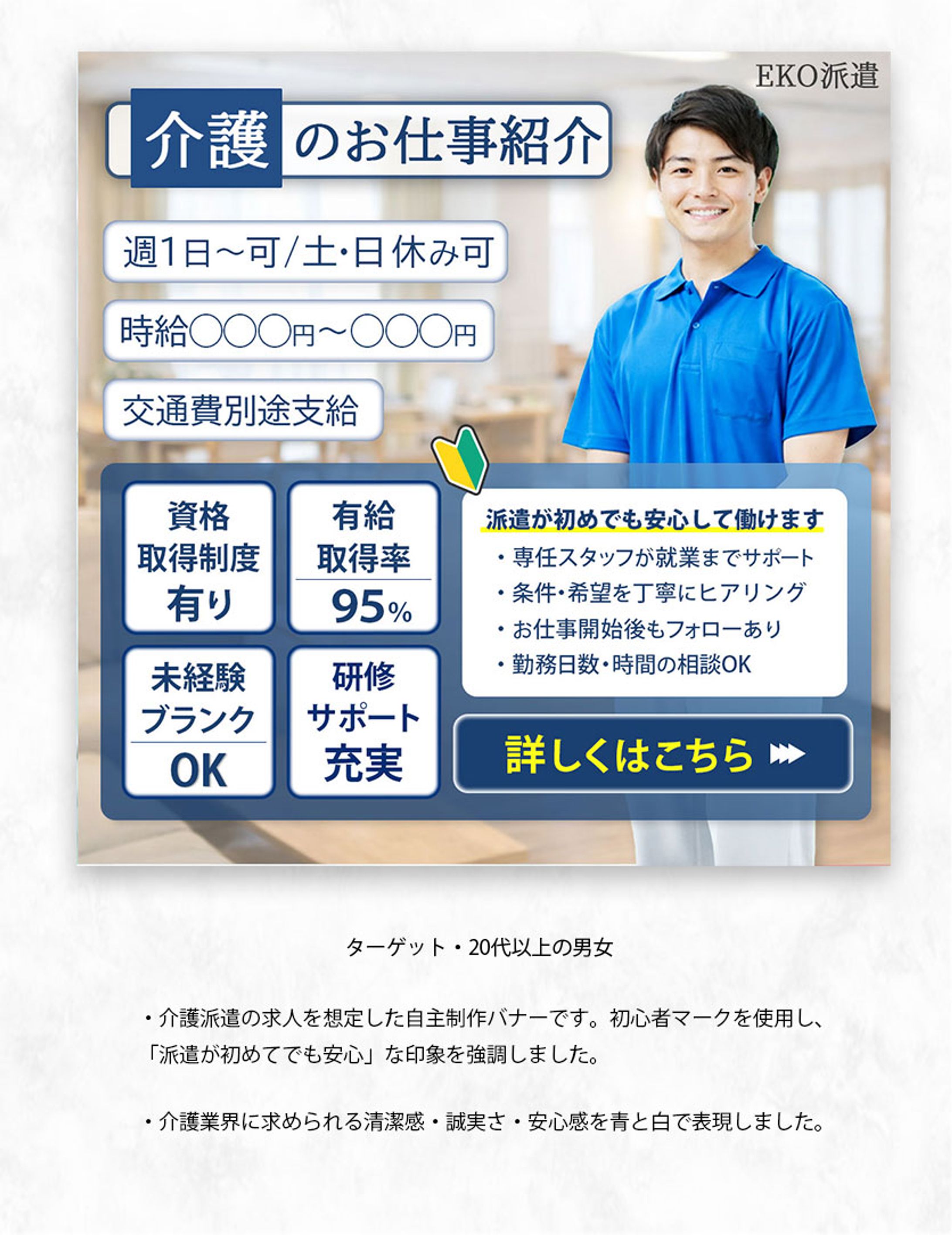 介護求人/Photoshop/制作8時間-1