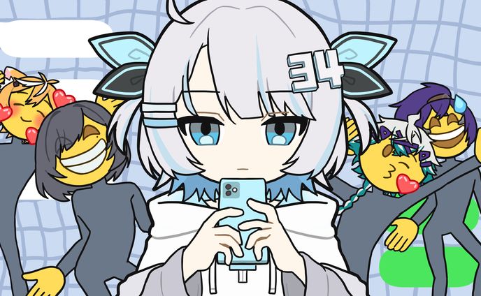 ILLUSTRATION│びじぱと様 - お返事まだカナ💦❓おじさん構文😁❗️
