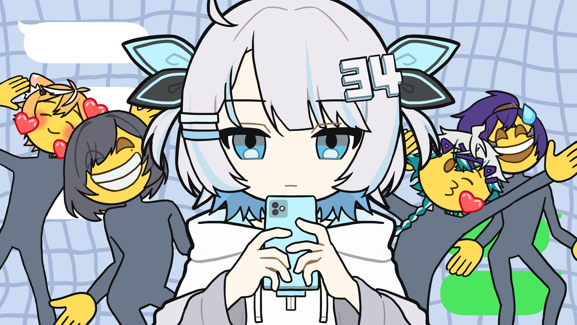ILLUSTRATION│びじぱと様 - お返事まだカナ💦❓おじさん構文😁❗️-1