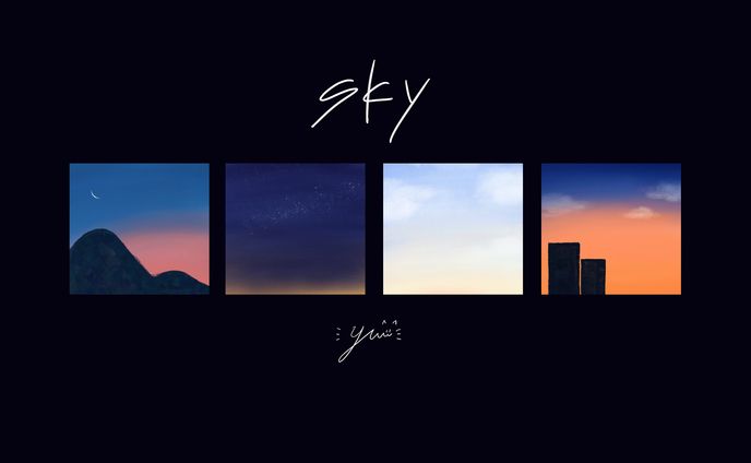 空のイラスト