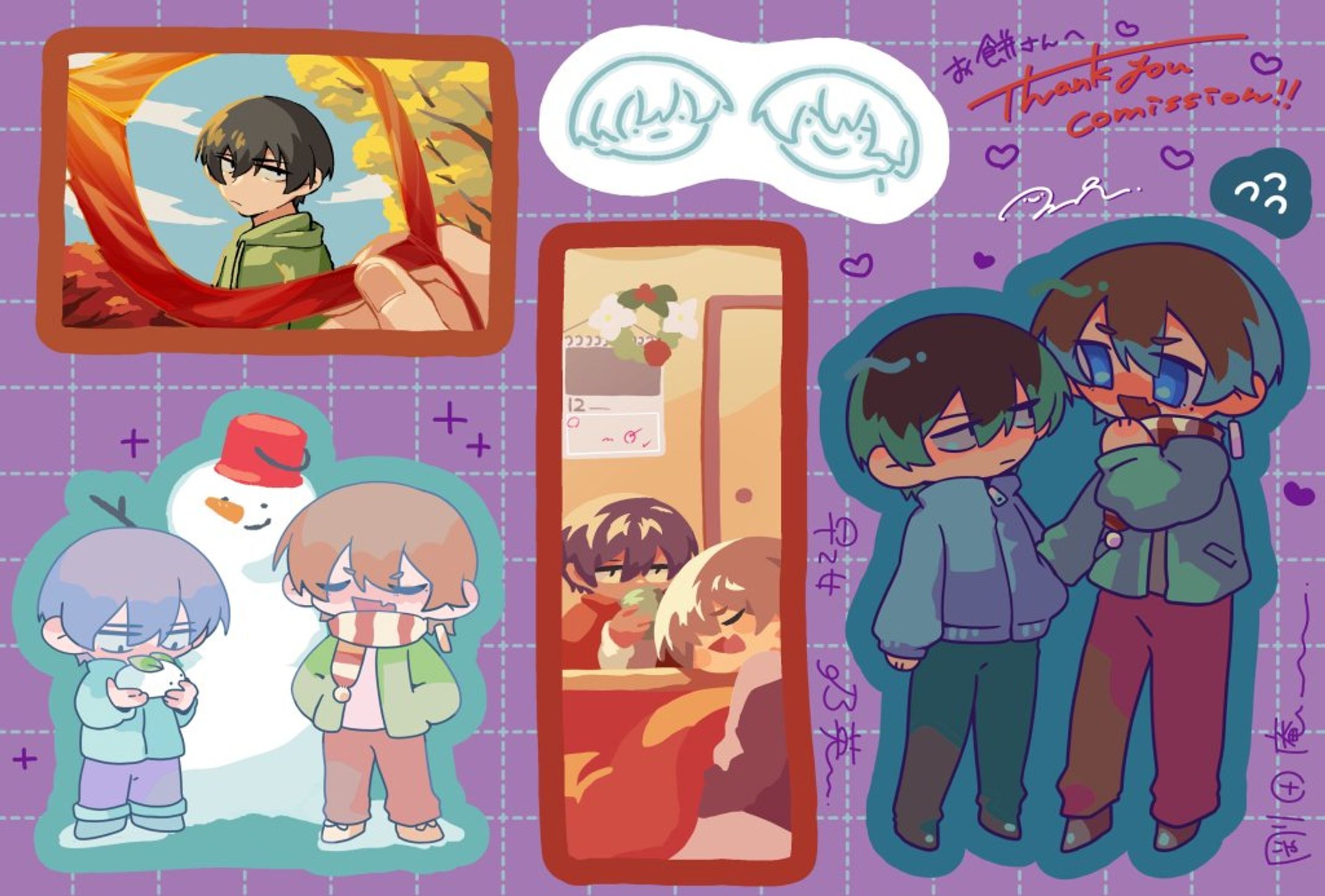 Skebのご依頼-ちび詰め合わせ-1