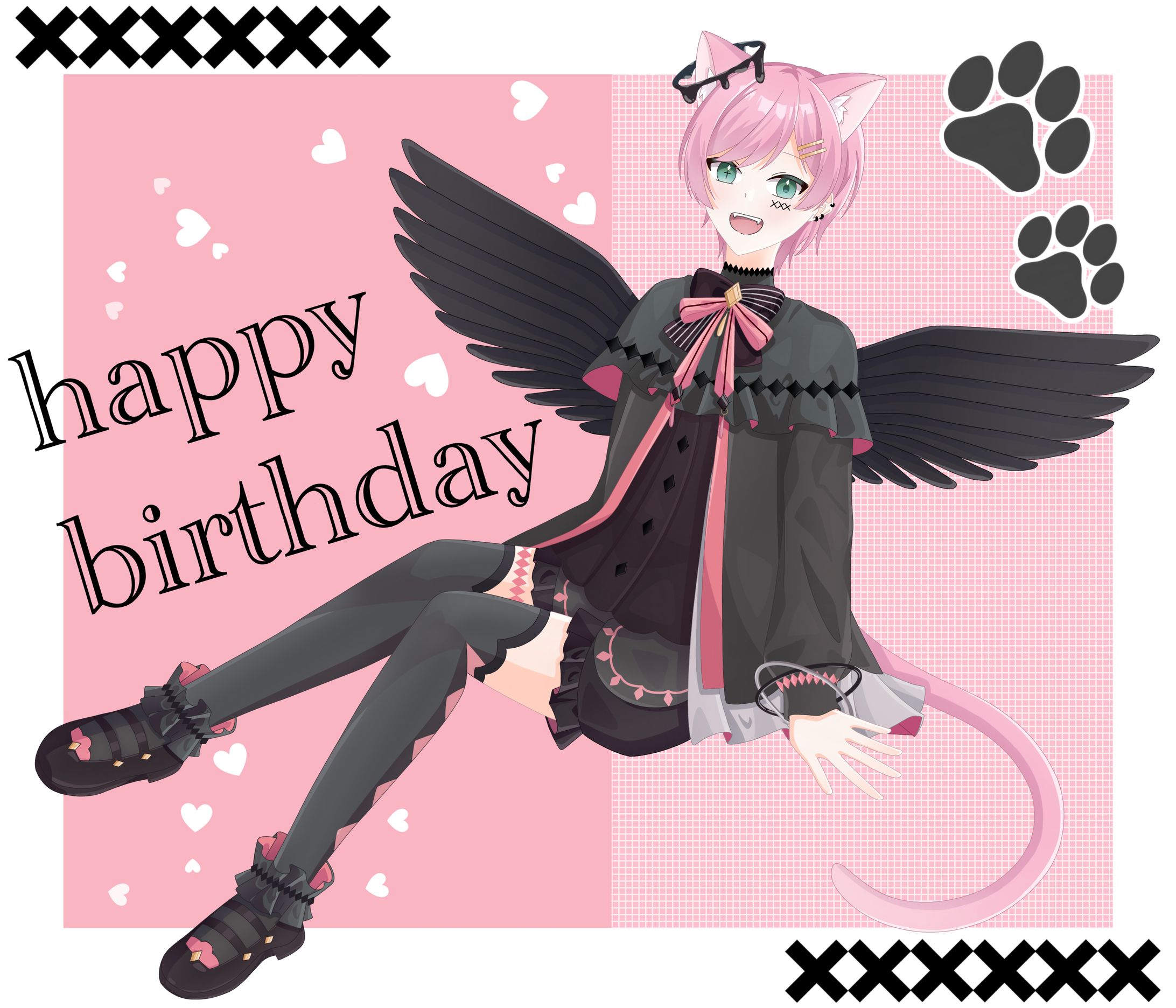 いあ。様　誕生日イラスト-1