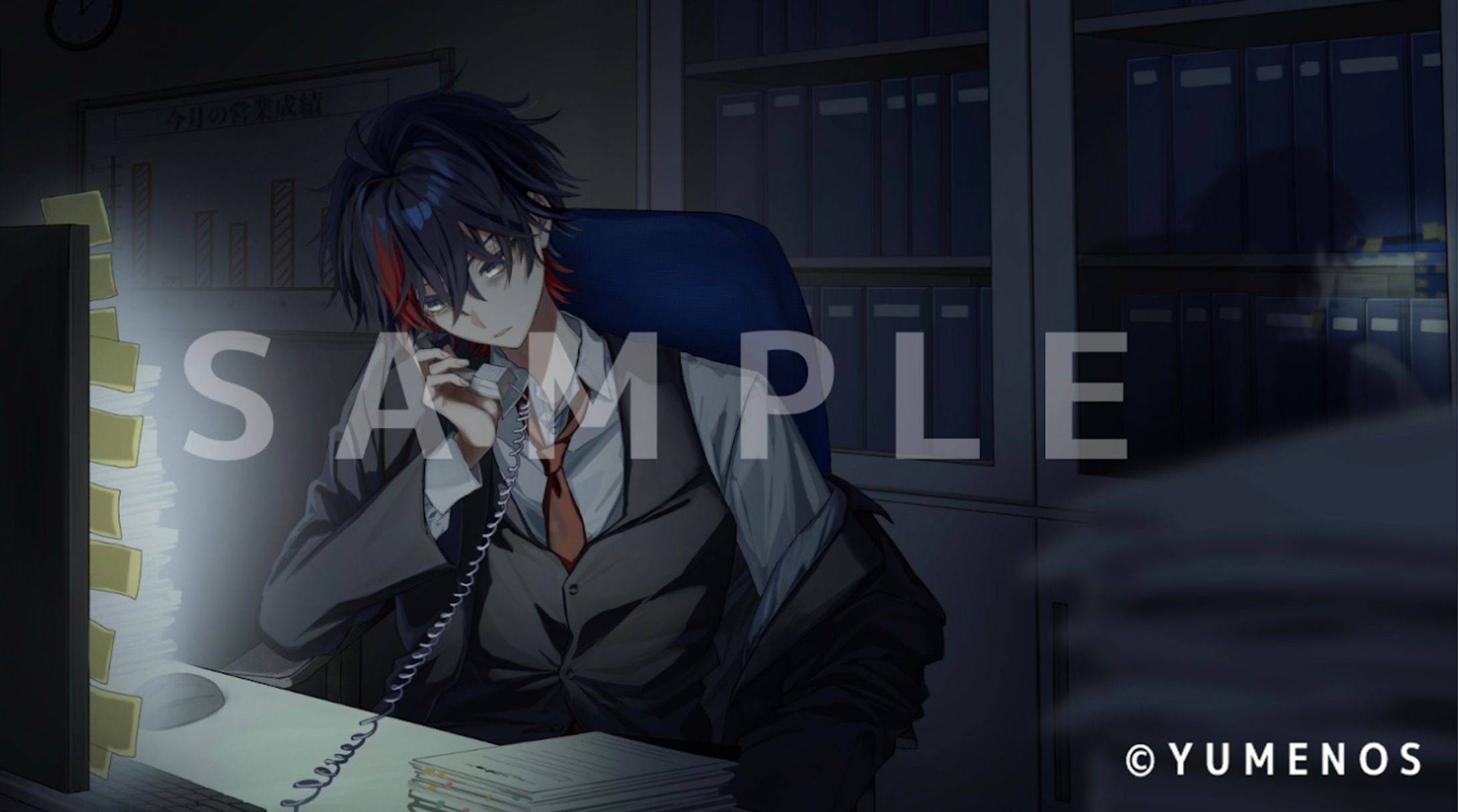 YUMENOS所属 那和ツムグ様 オリジナルMVイラスト-1