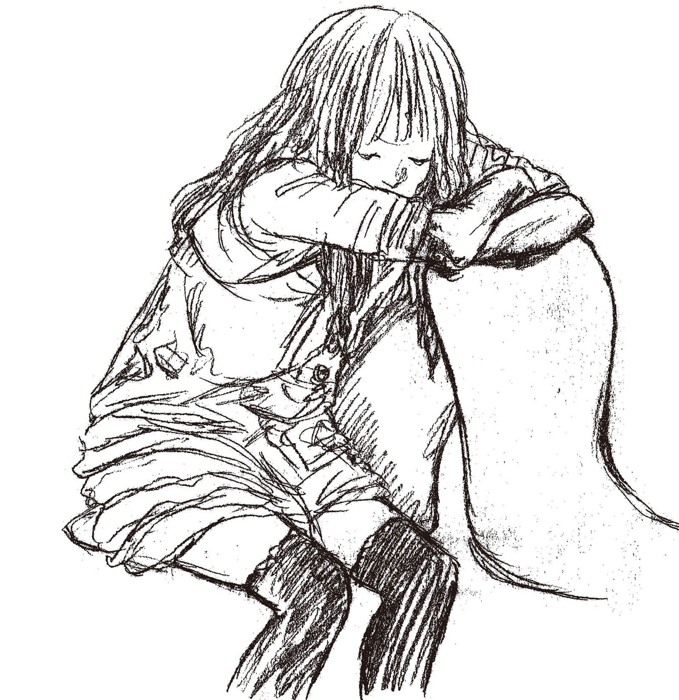 人物クロッキー②-1