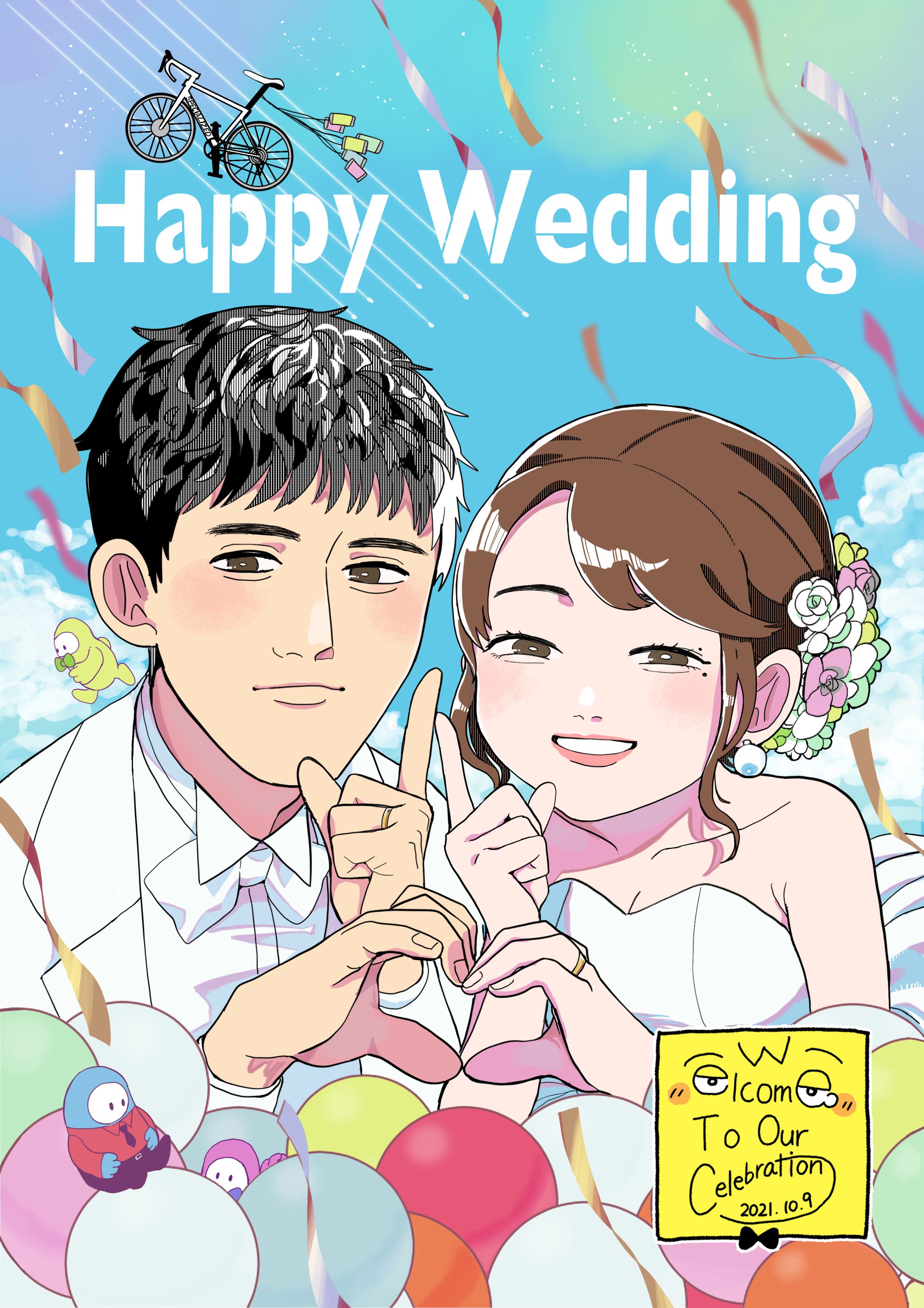 結婚式ウェルカムボード-1