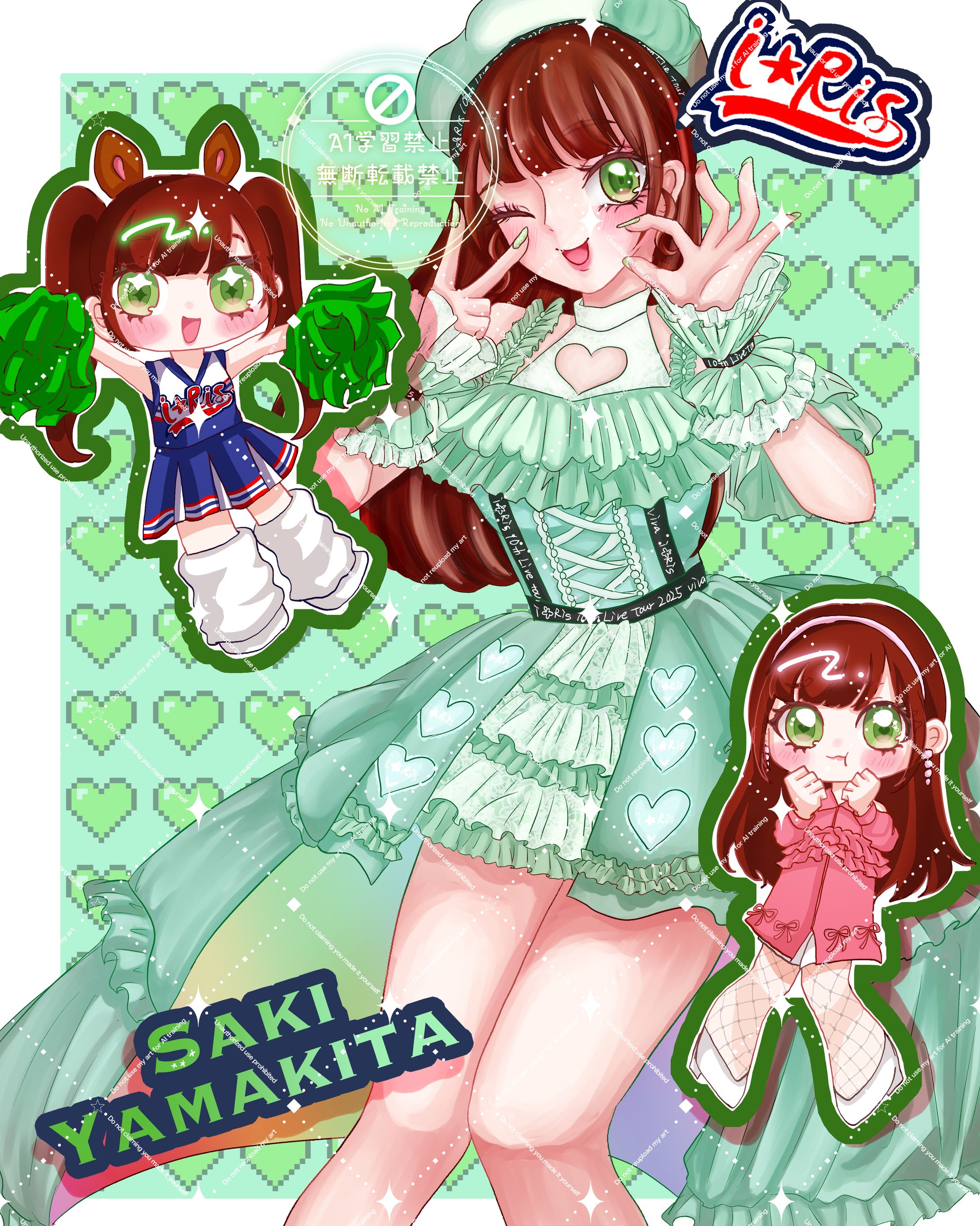 𓊆 i☆Risツアー千秋楽お祝いイラスト 𓊇-1