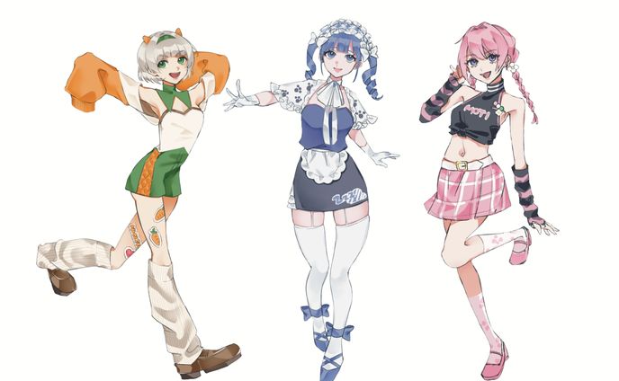 立ち絵（1部デザイン込）