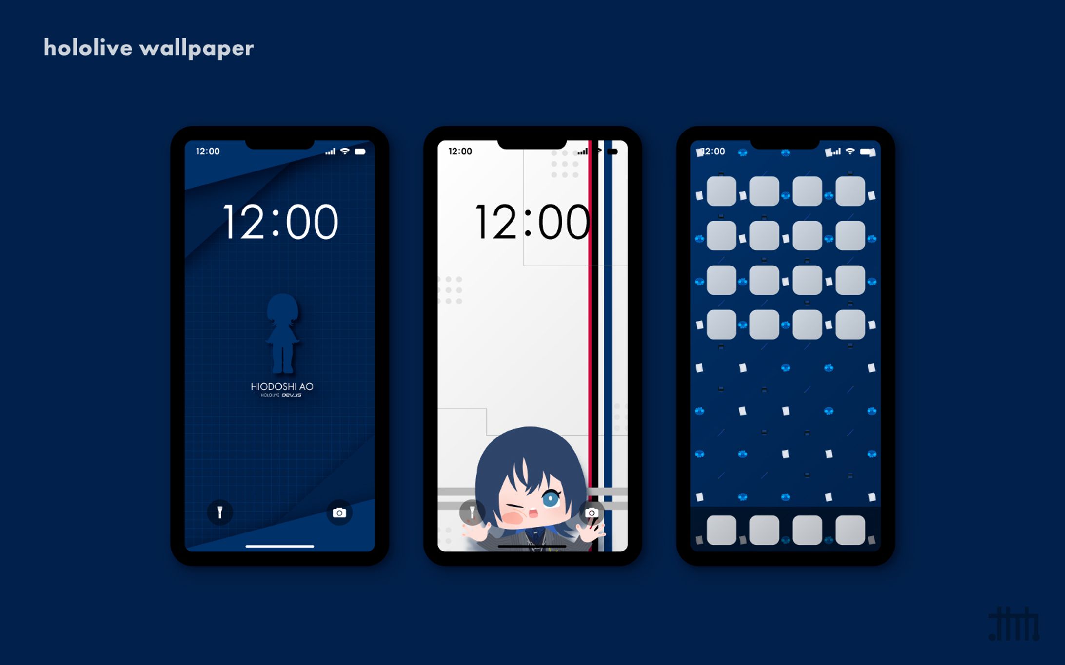 【二次創作】スマホ壁紙 火威青-1