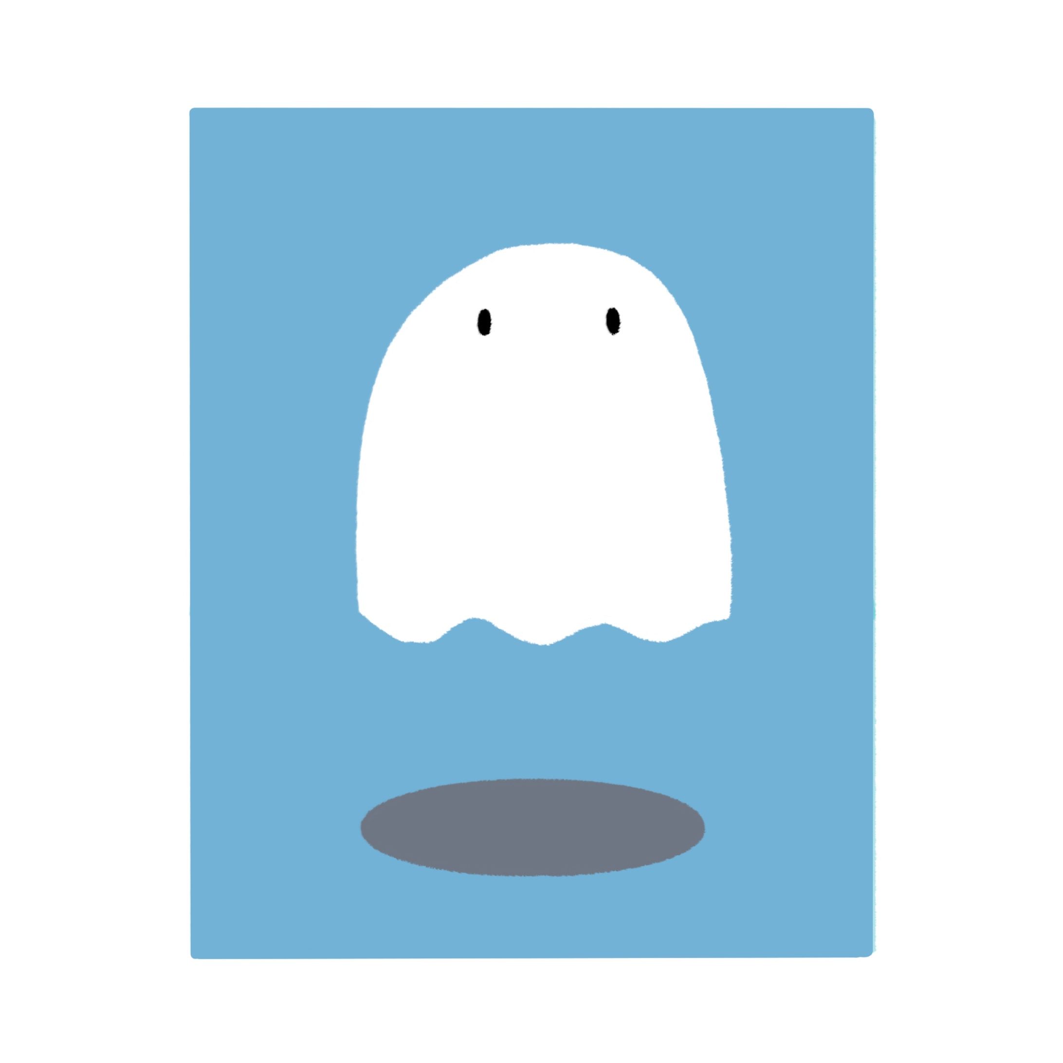 【デジタル画】おばけ_自主制作-1