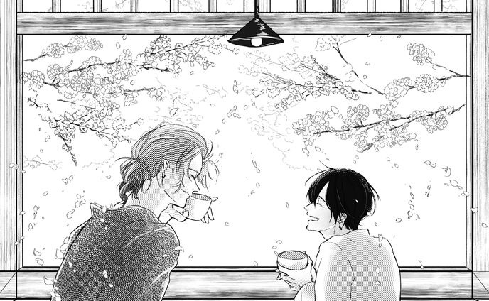 二人の窓辺