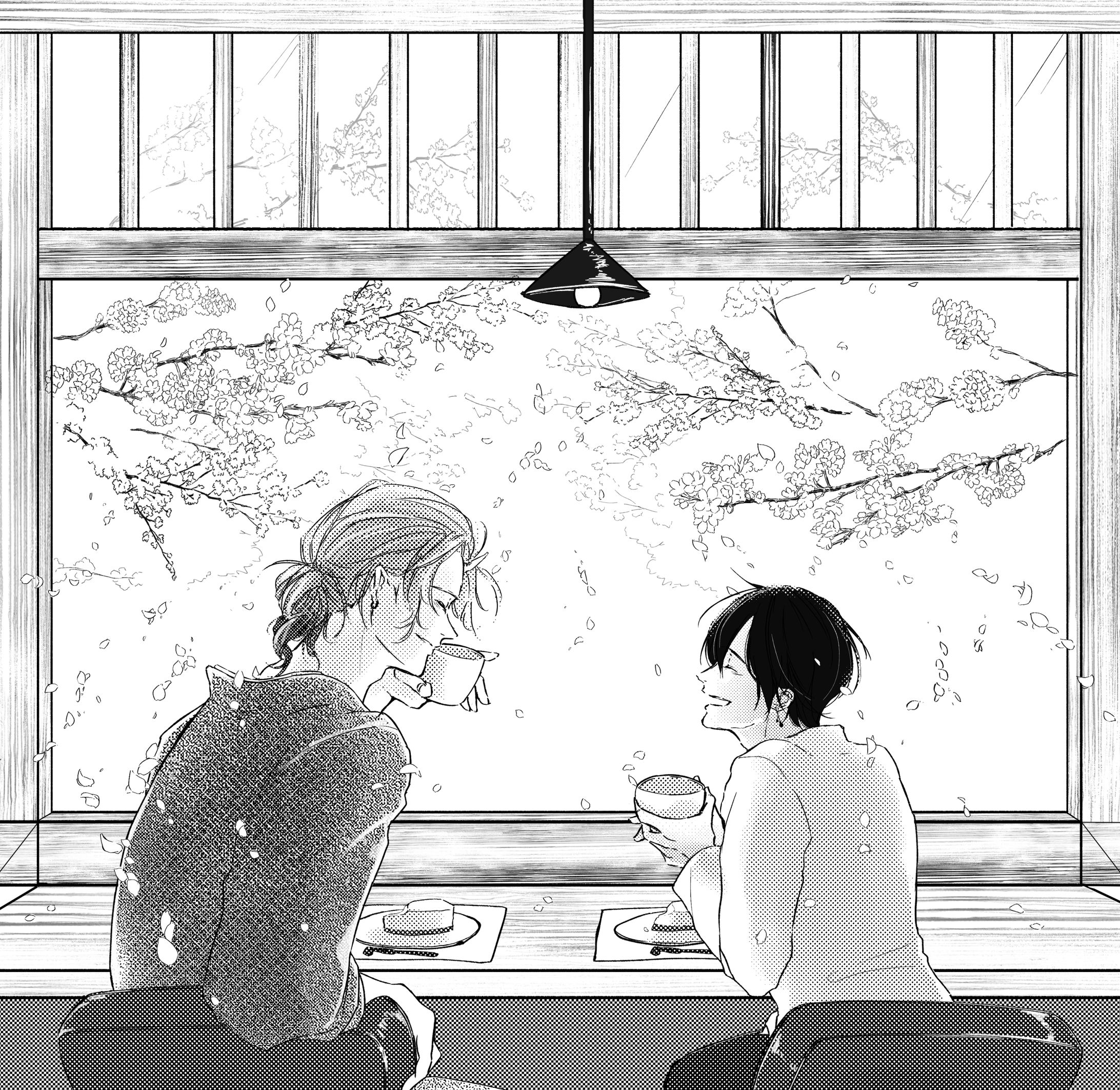 二人の窓辺-1