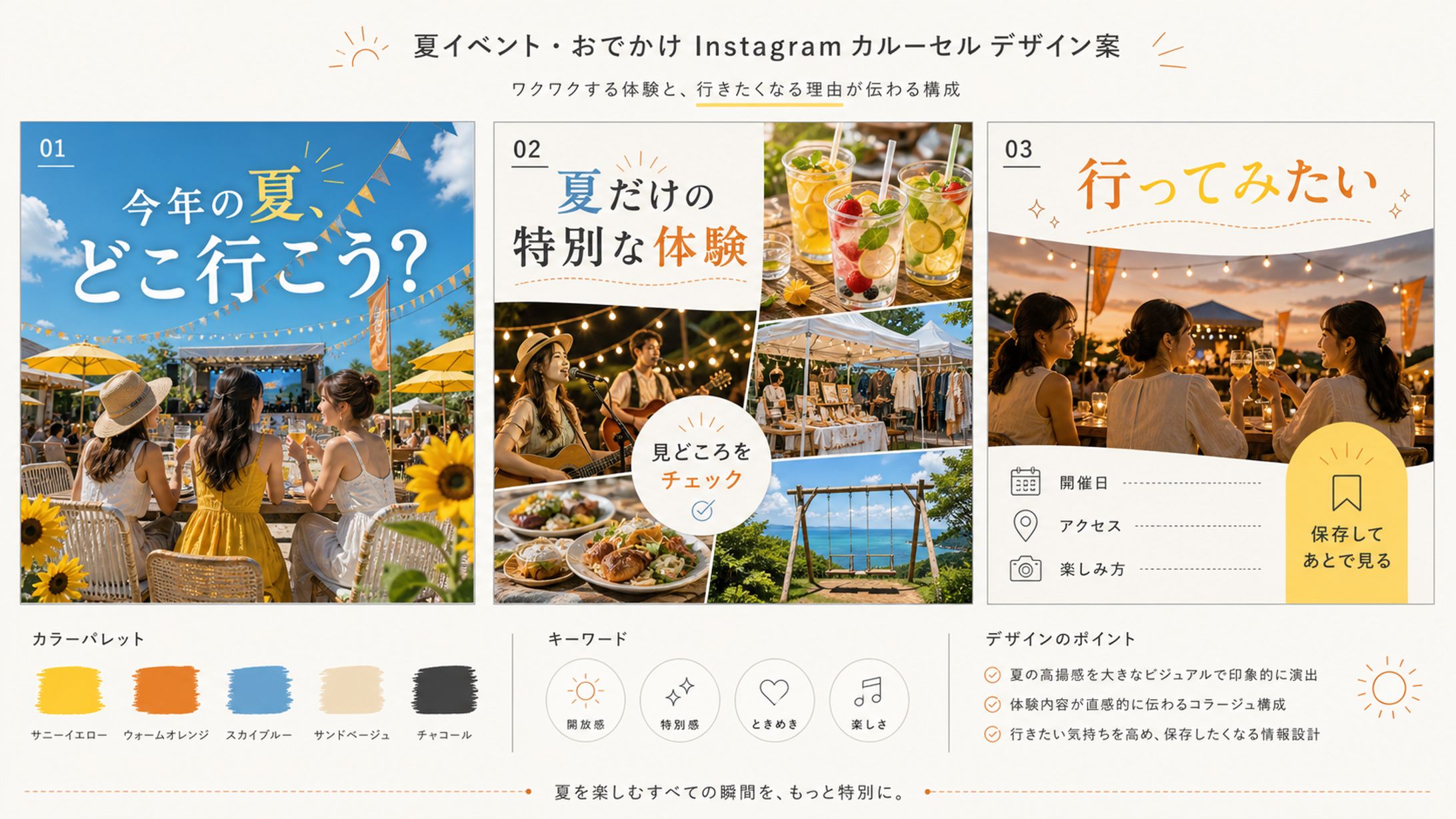 夏イベント投稿 デザイン設計ラフ案-1