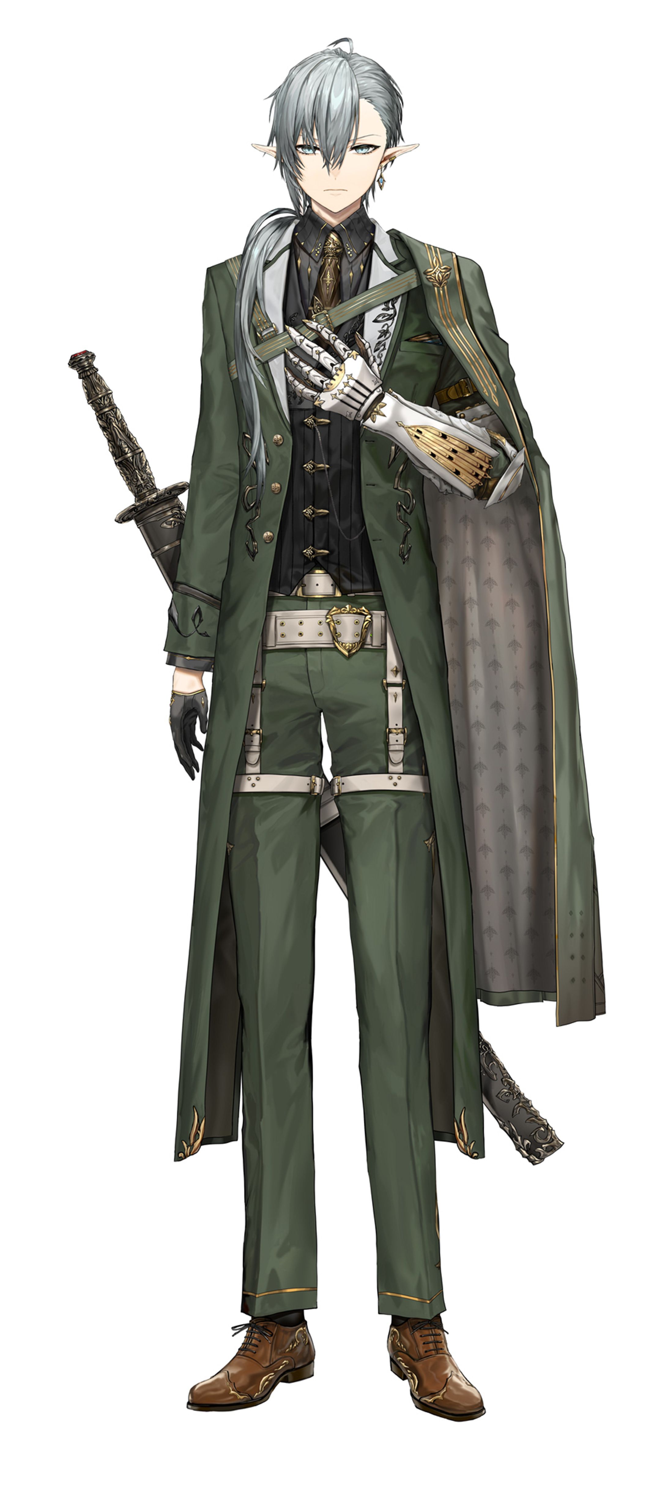 ご依頼：Vtuber「碧縁」様　イラスト+三面図制作-1