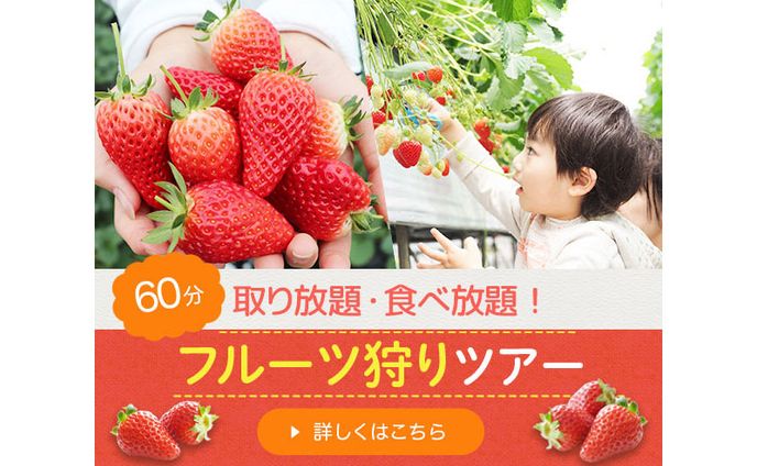 フルーツ狩りバナー