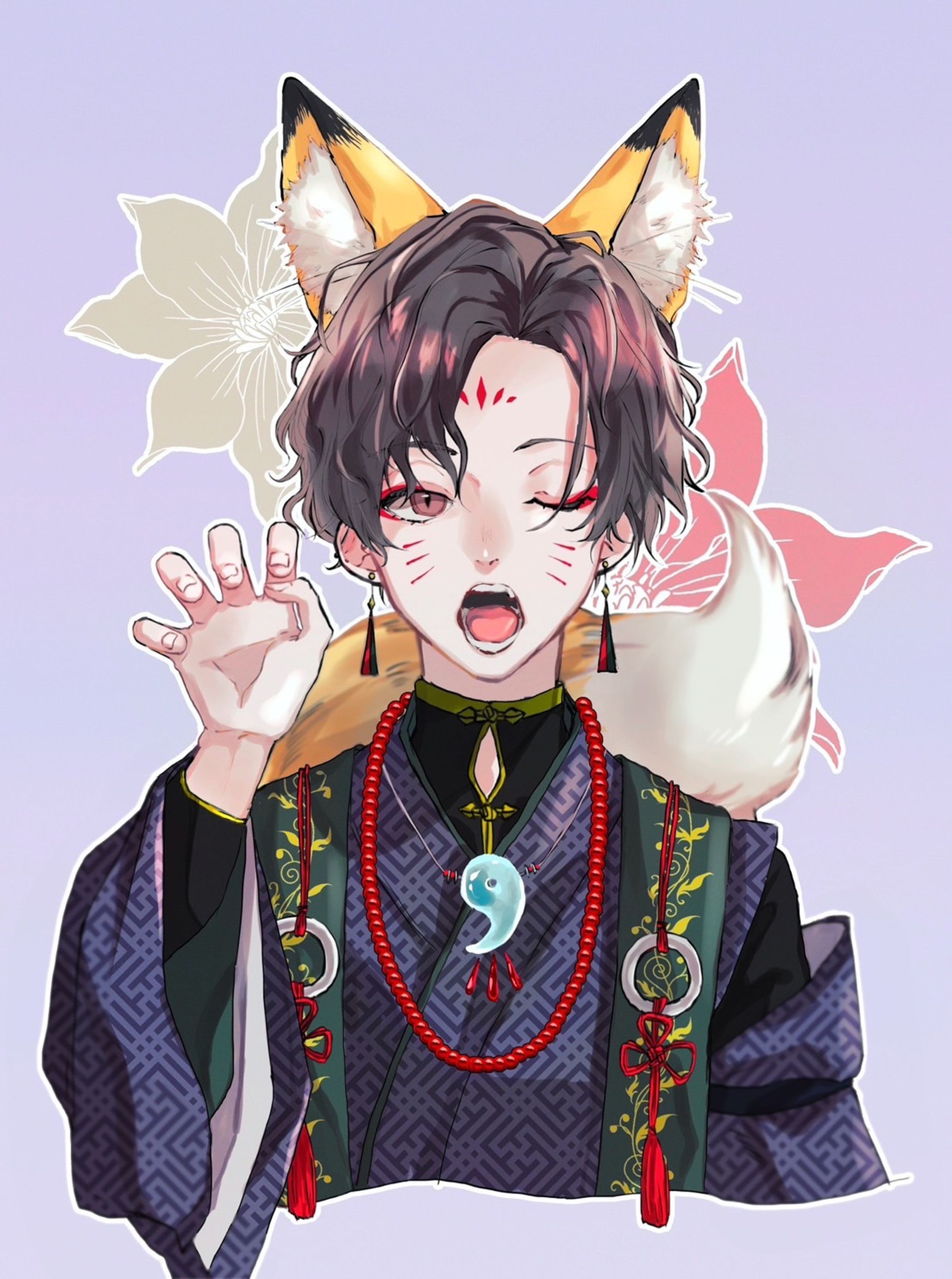 バストアップ 男性イラスト-1