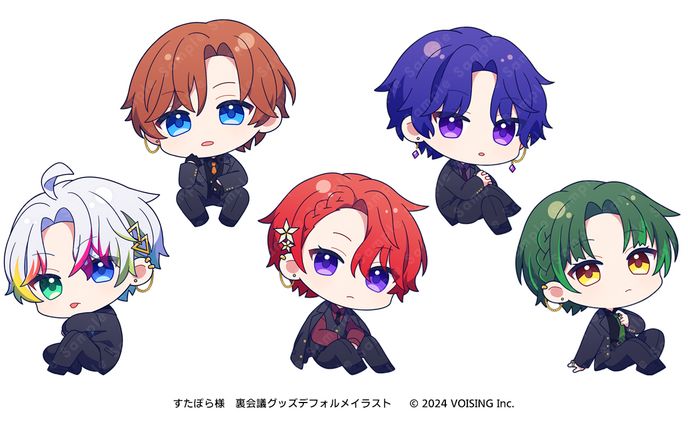 株式会社VOISING『すたぽら』様　裏会議イラスト