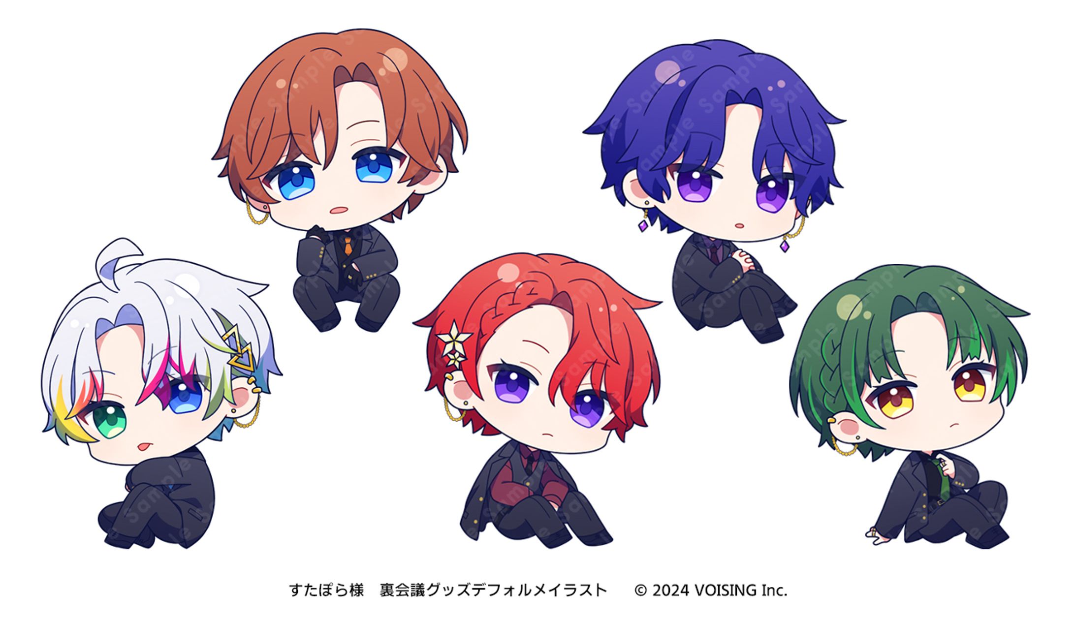 株式会社VOISING『すたぽら』様　裏会議イラスト-1