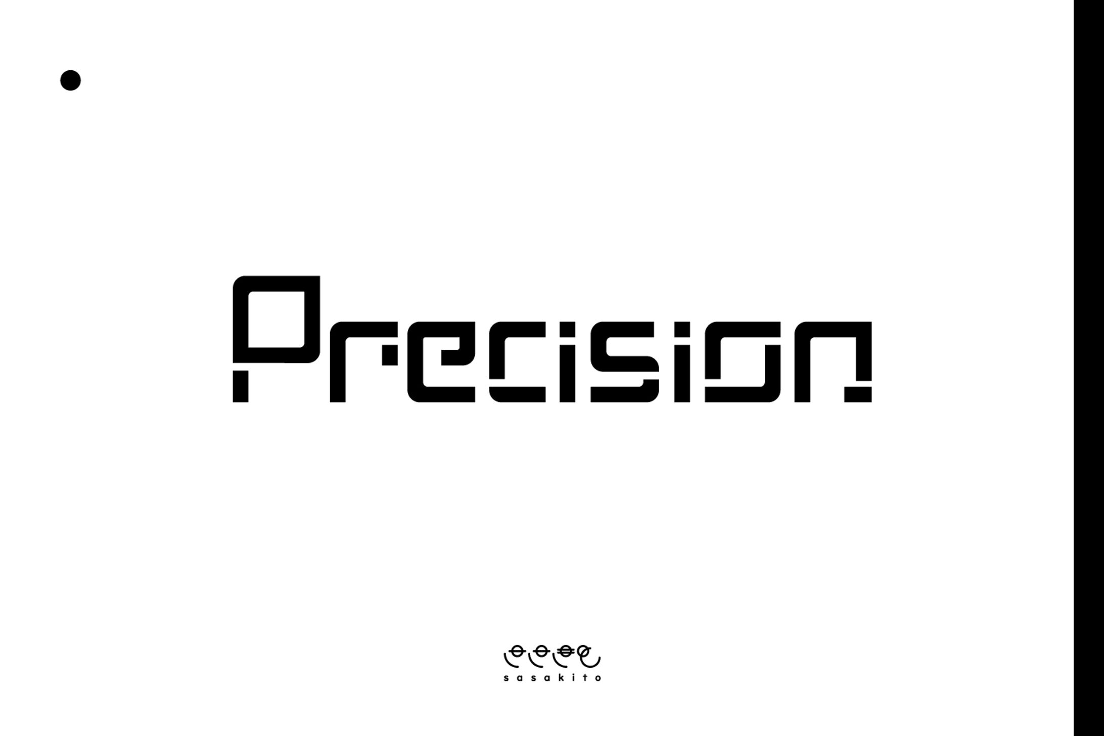 【ロゴタイプ】Frost Edge Series　Precision-1