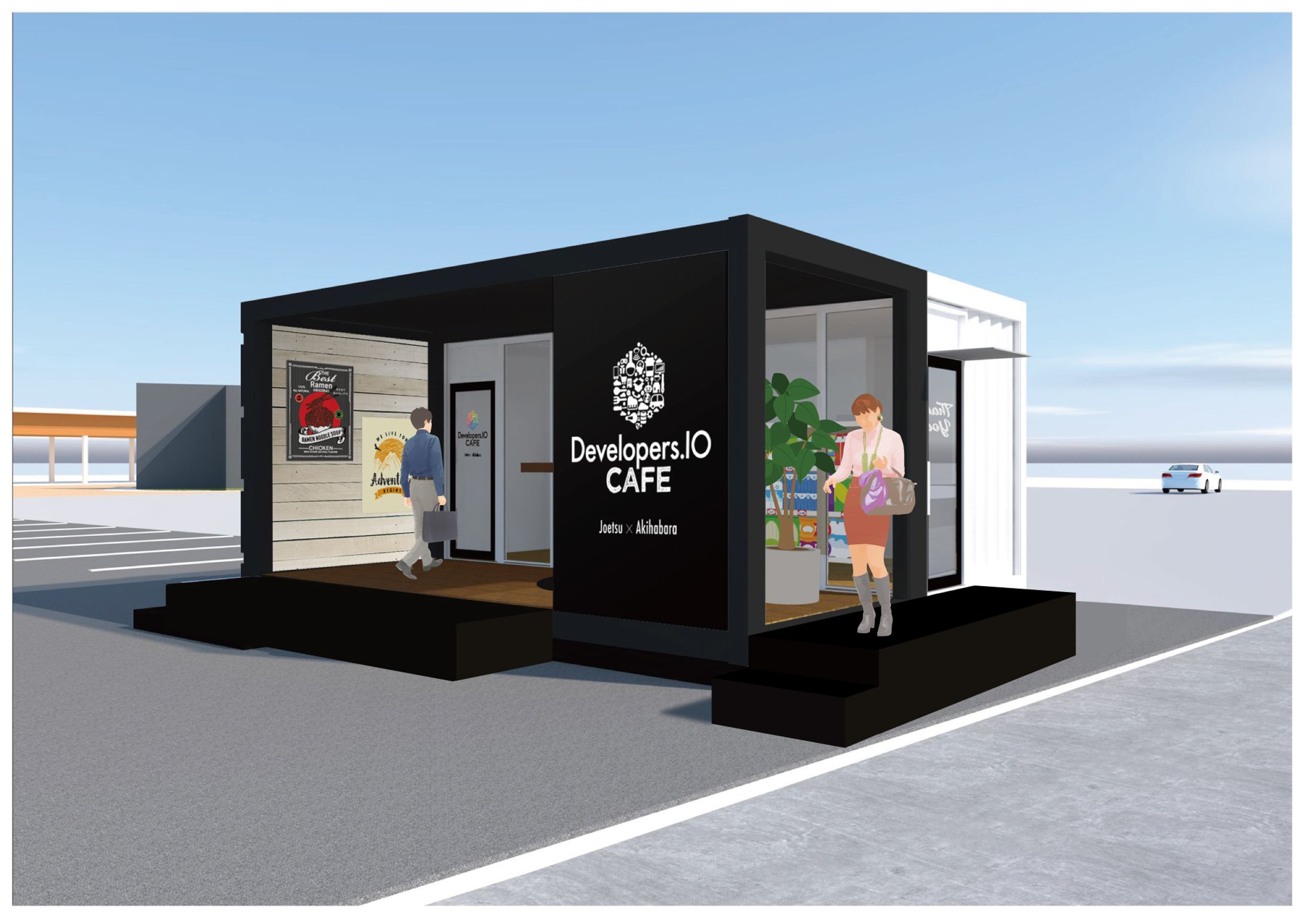 Developers.IO CAFE上越店 店舗デザイン-1