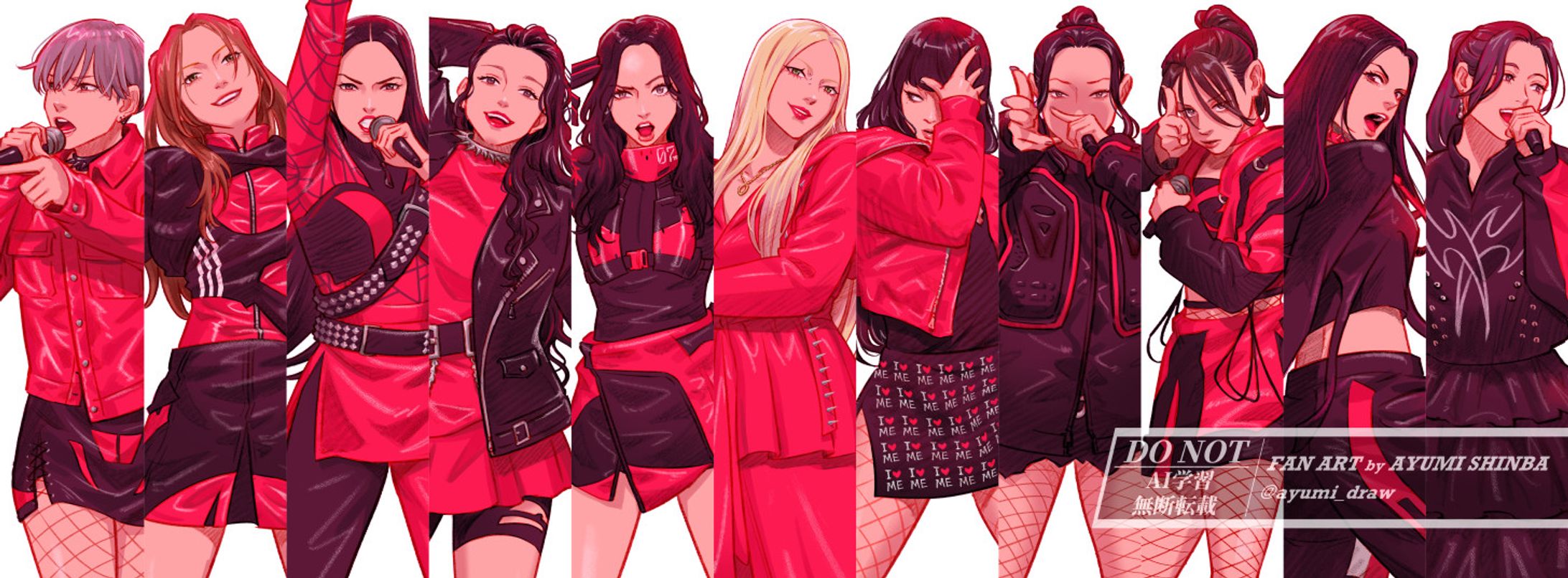 【FAN ART】No No Girls FINALIST &  CHANMINA-1