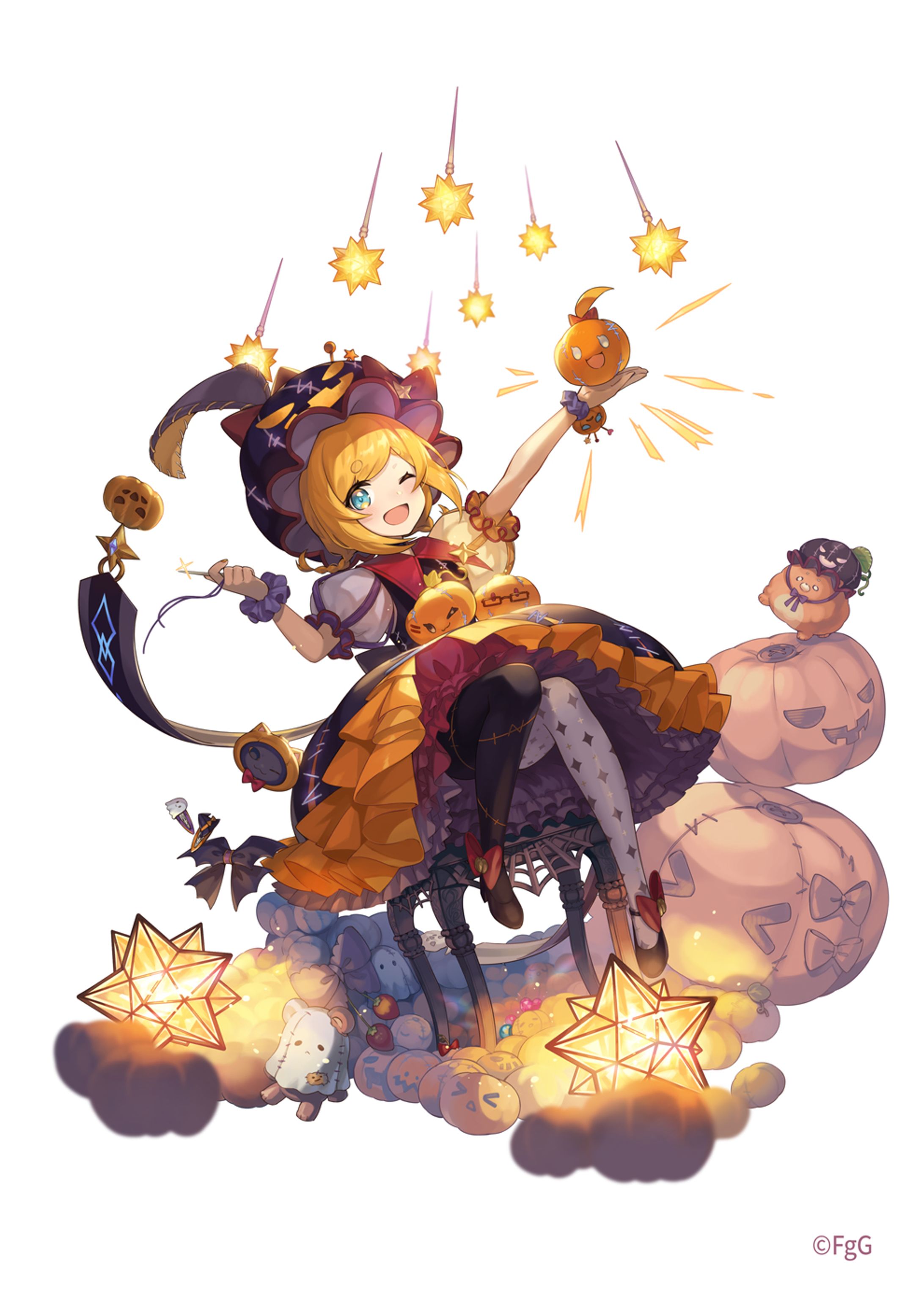 誰ガ為のアルケミスト▶『パメラ』ハロウィンスキンイラスト(ここあ名義)-1