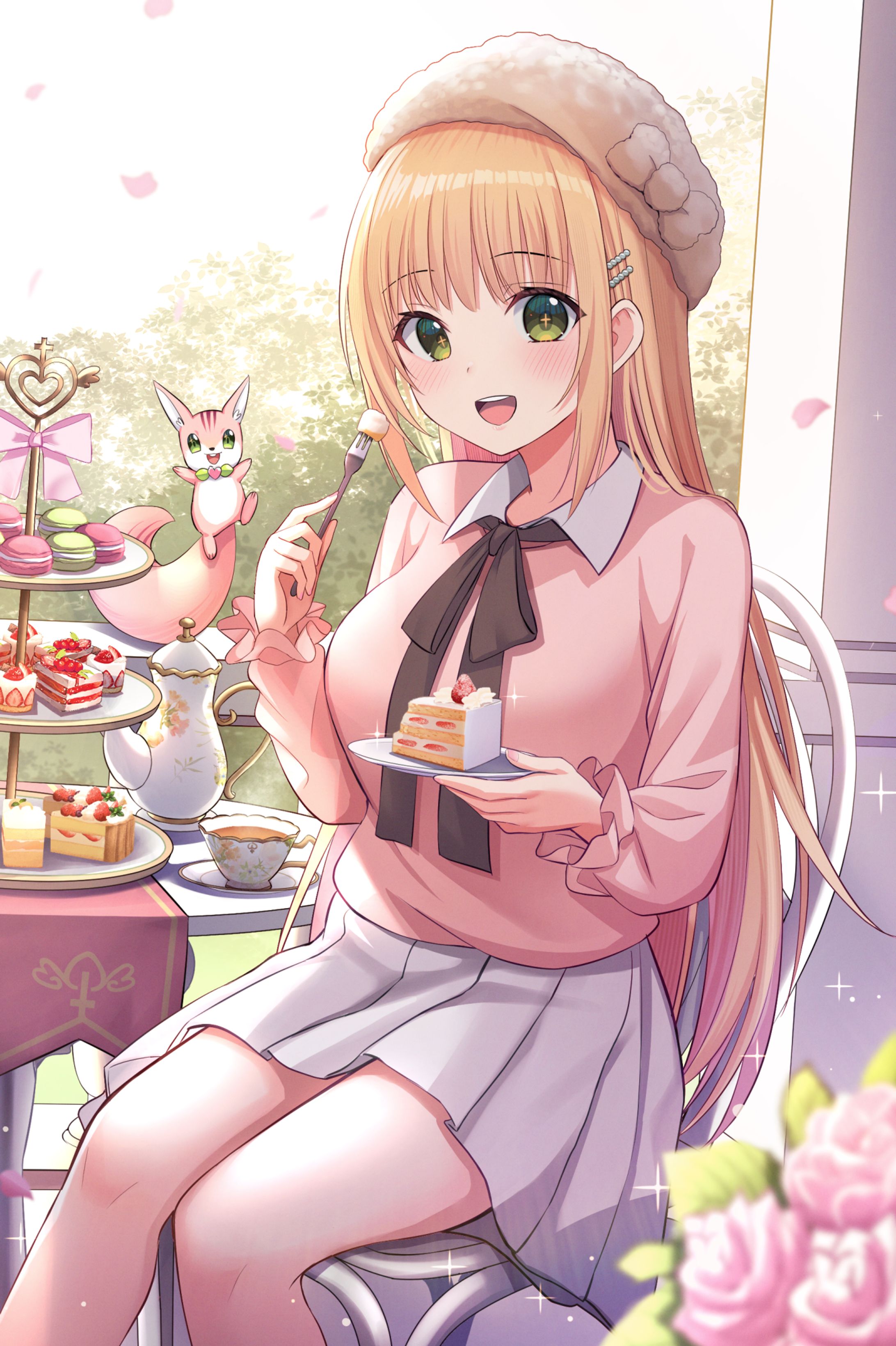 【お仕事】憩居ももあ誕生日イラスト2024-1