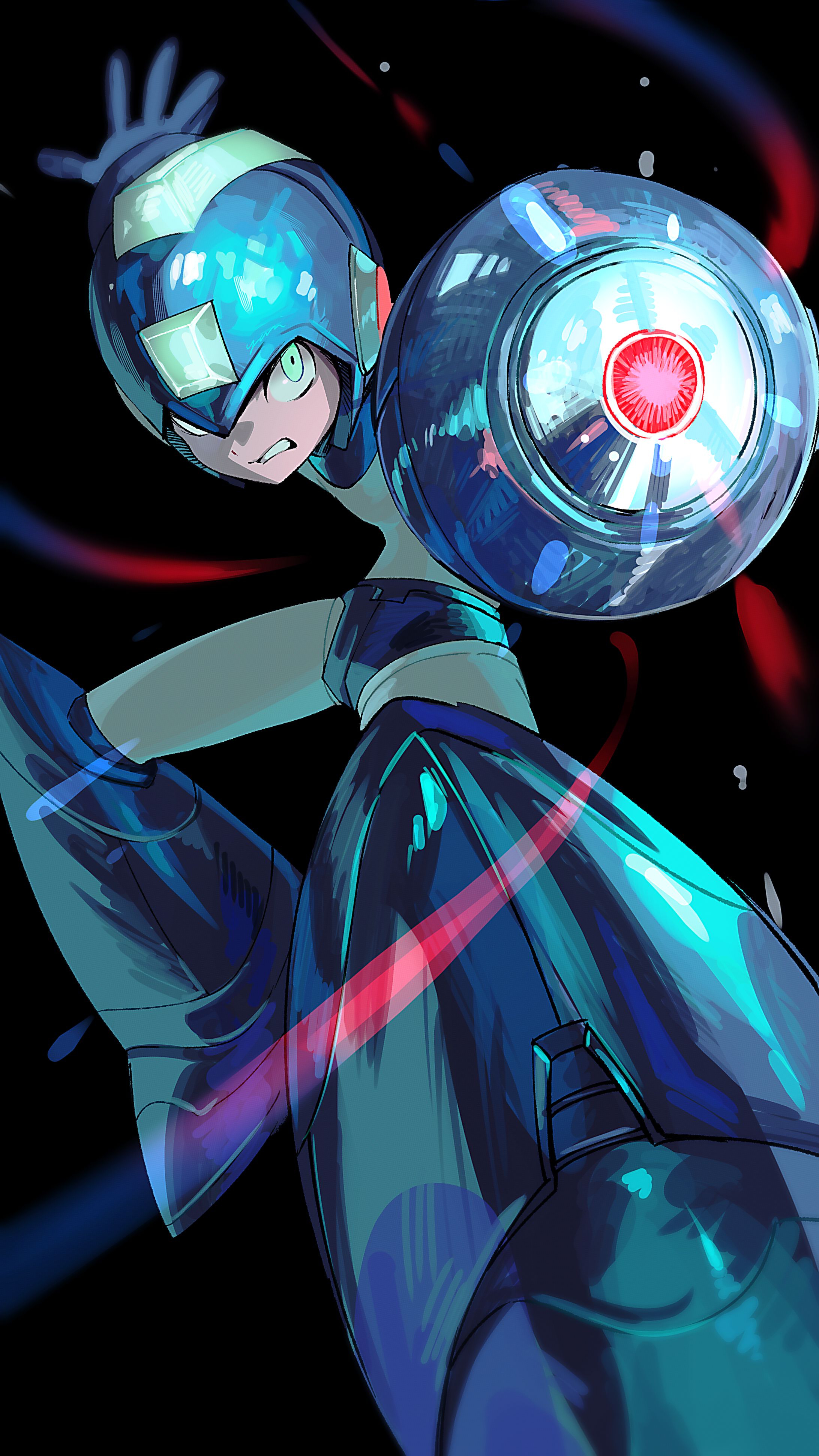 【版権イラスト】ロックマン-1