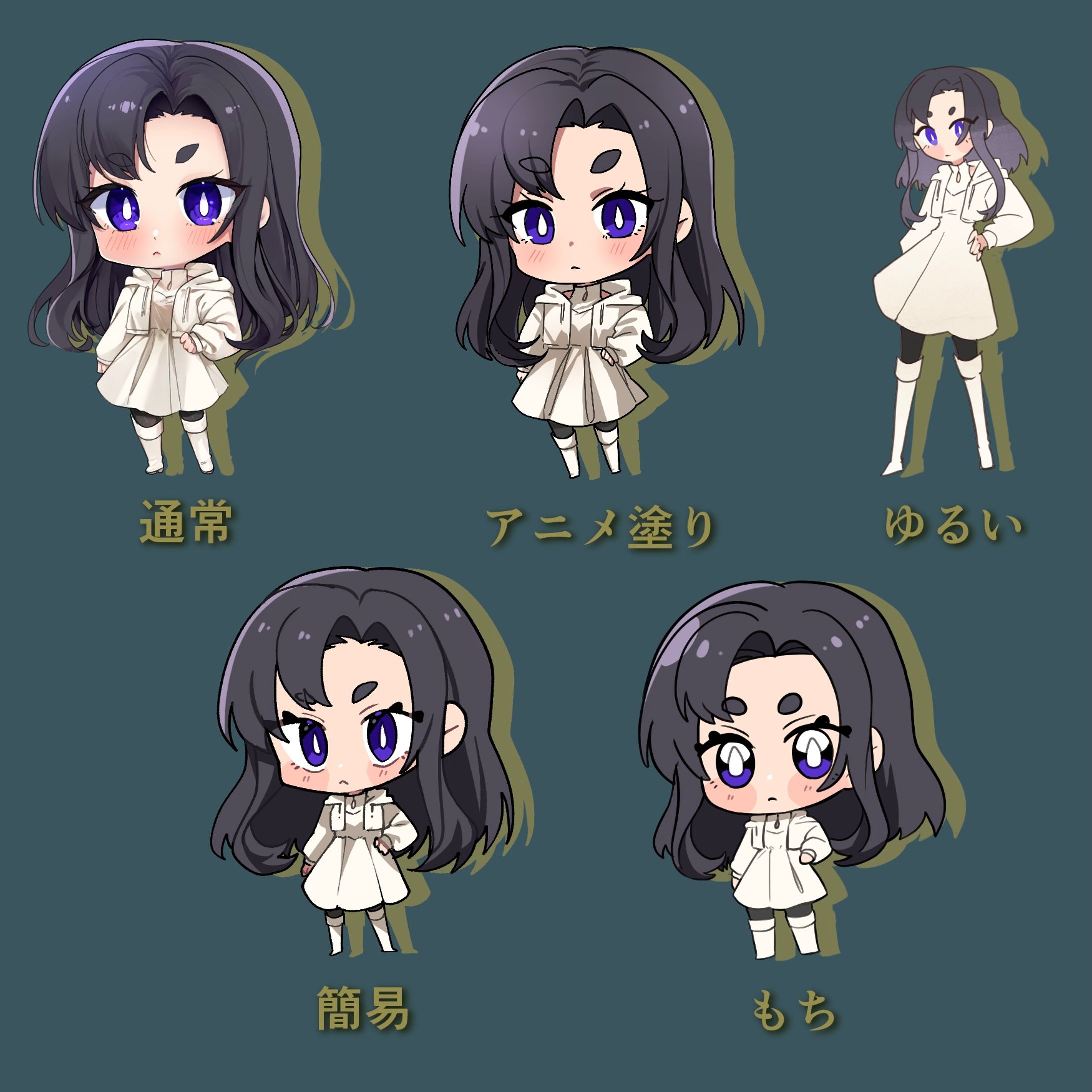 デフォルメ絵(サンプル)-1