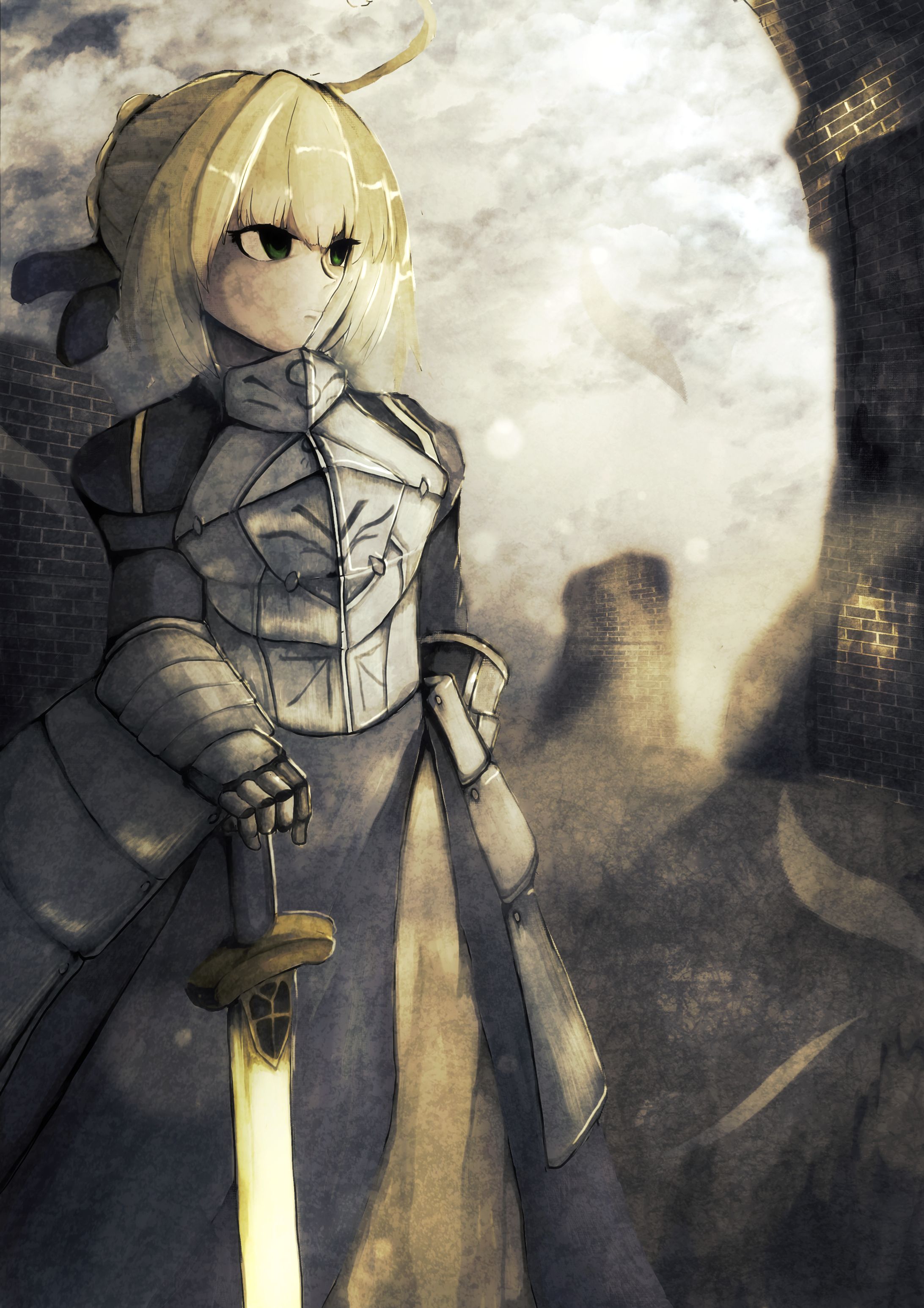 Skebイラストサンプル（Fate/Stay Night セイバー）-1