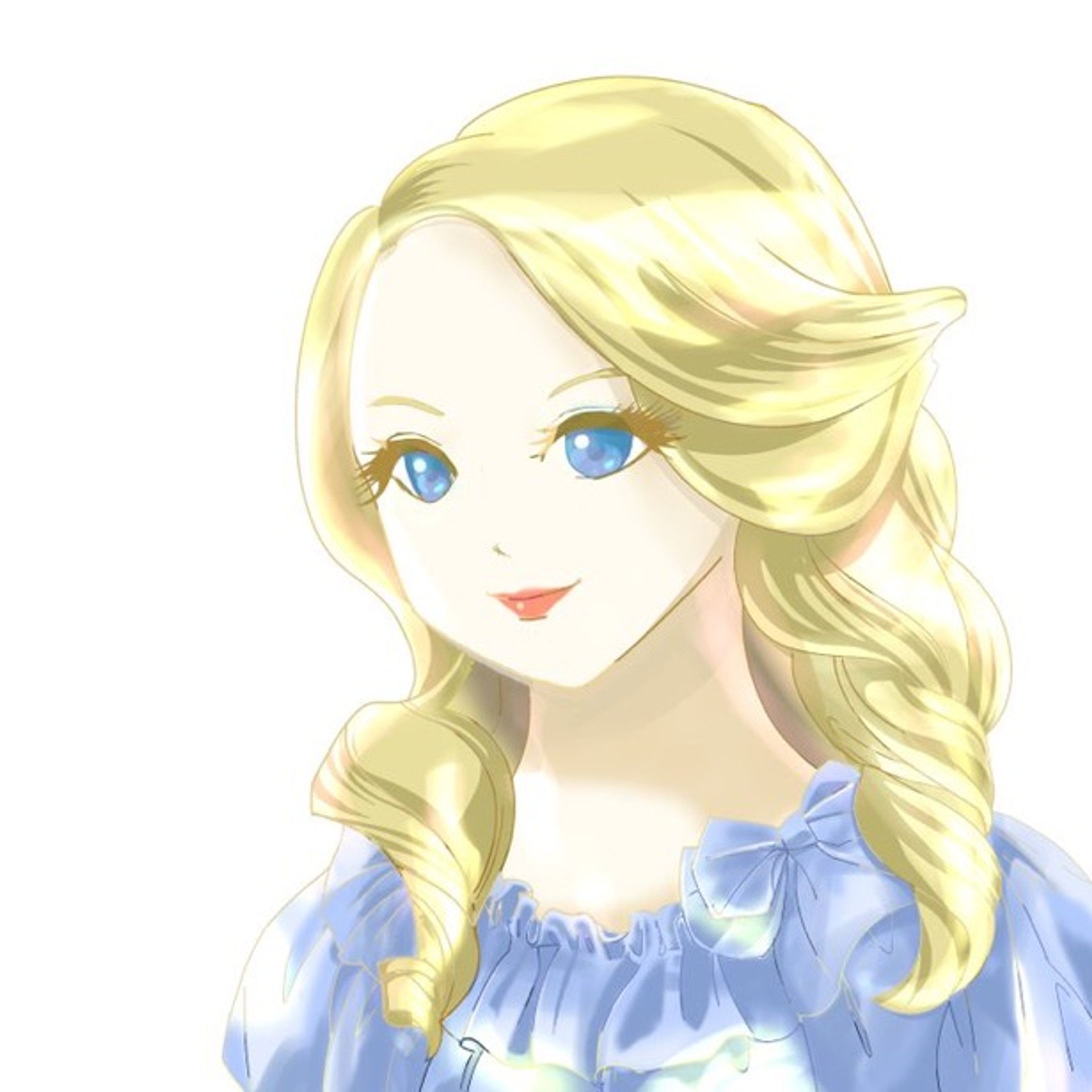 女性似顔絵-1